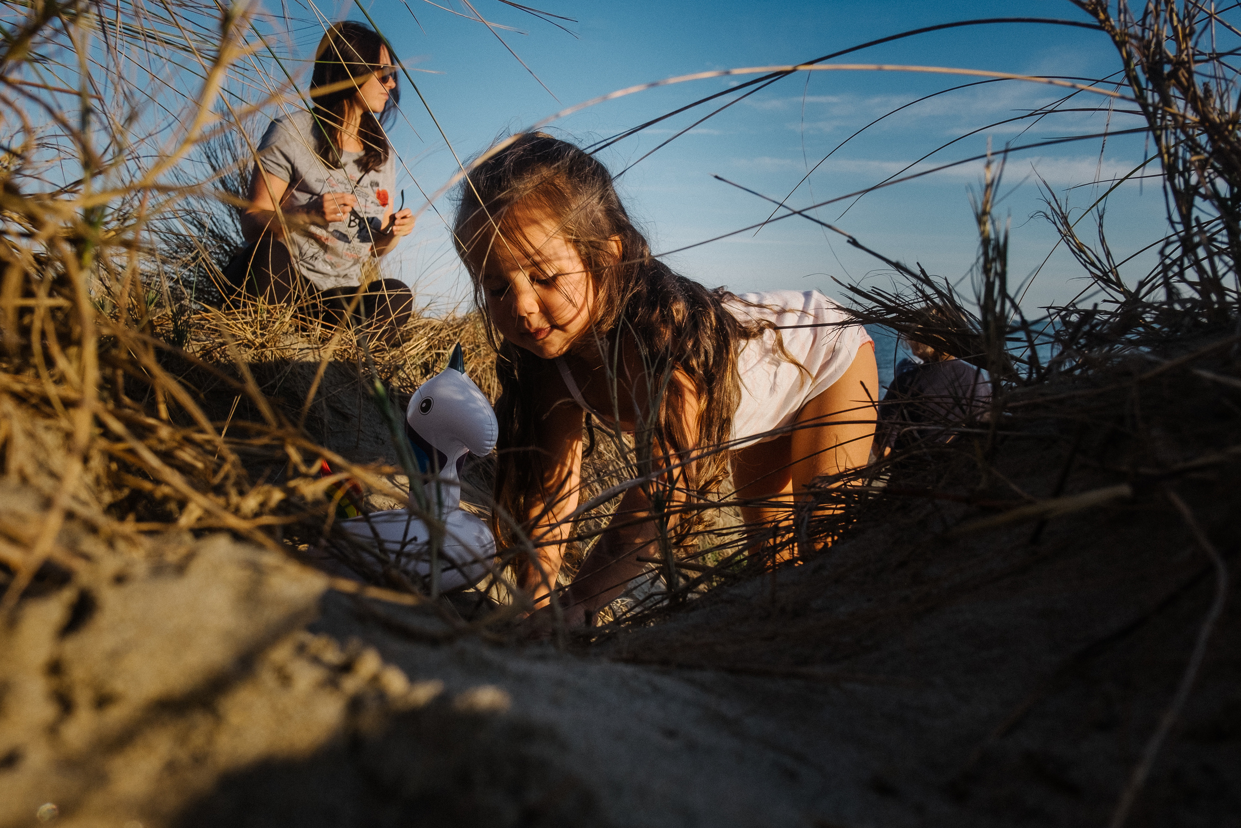 Sand and sea. Portrait and reportage photographer