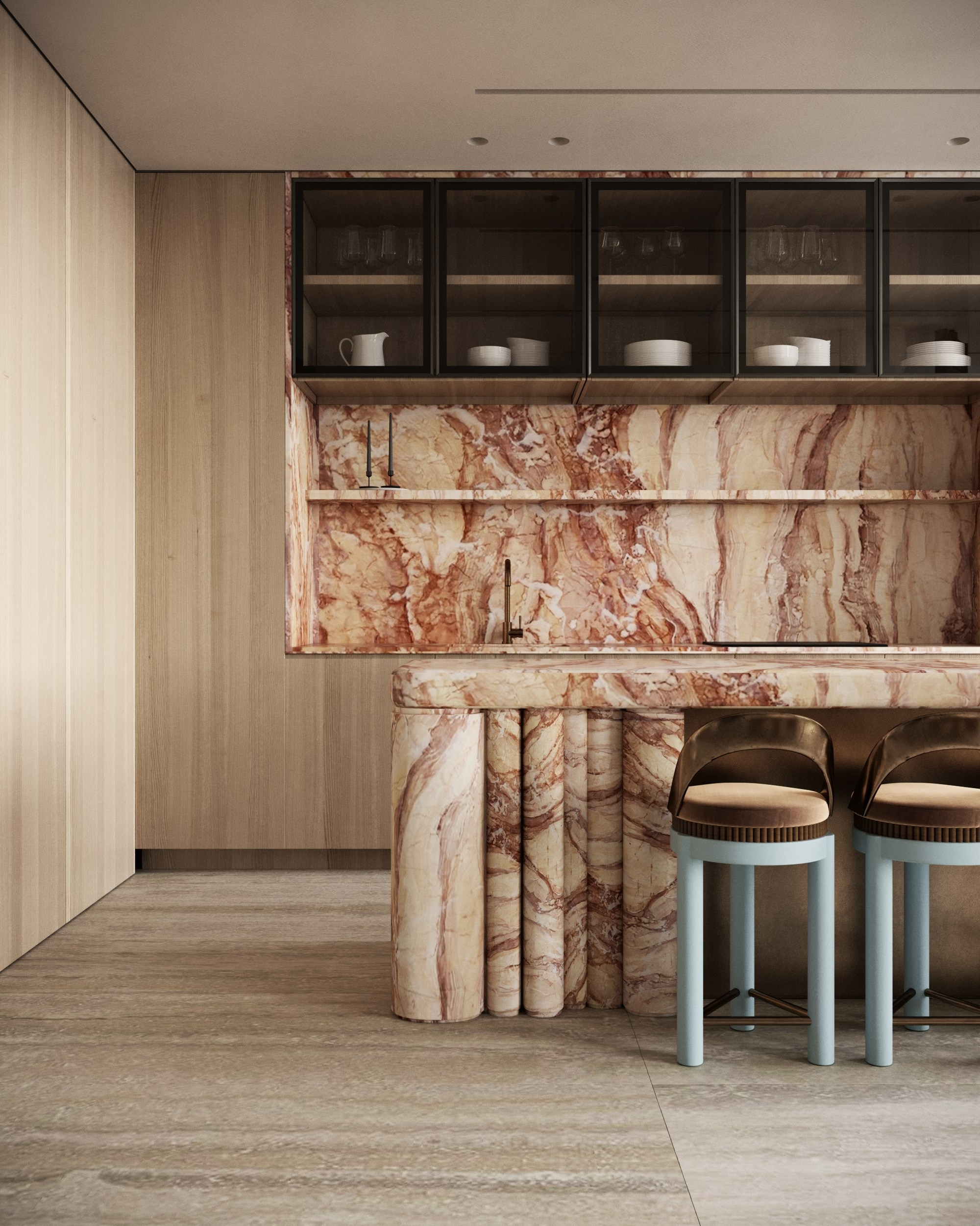 Jumeirah Islands Villa / C’est Ici. Interior designer / visualizer Lisa Oputina