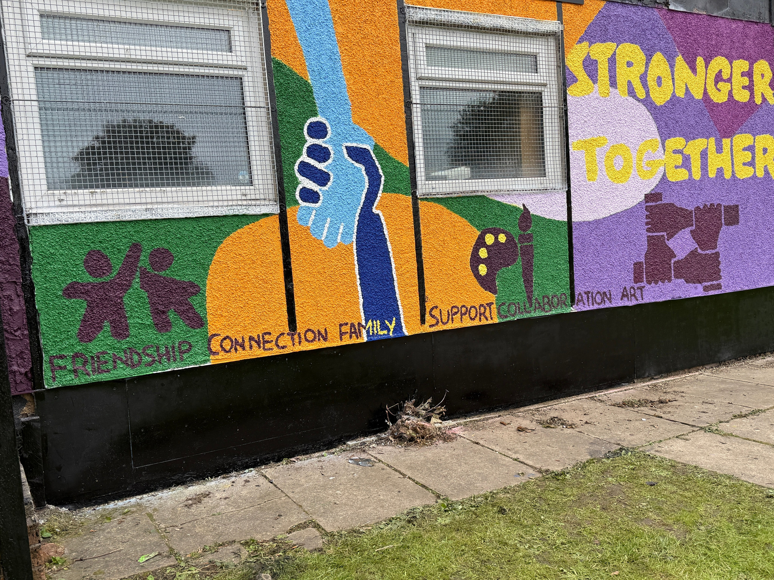 Clayton Community Hub Mural. Professional Portrait & Event Photographer in West Yorkshire, travels across UK