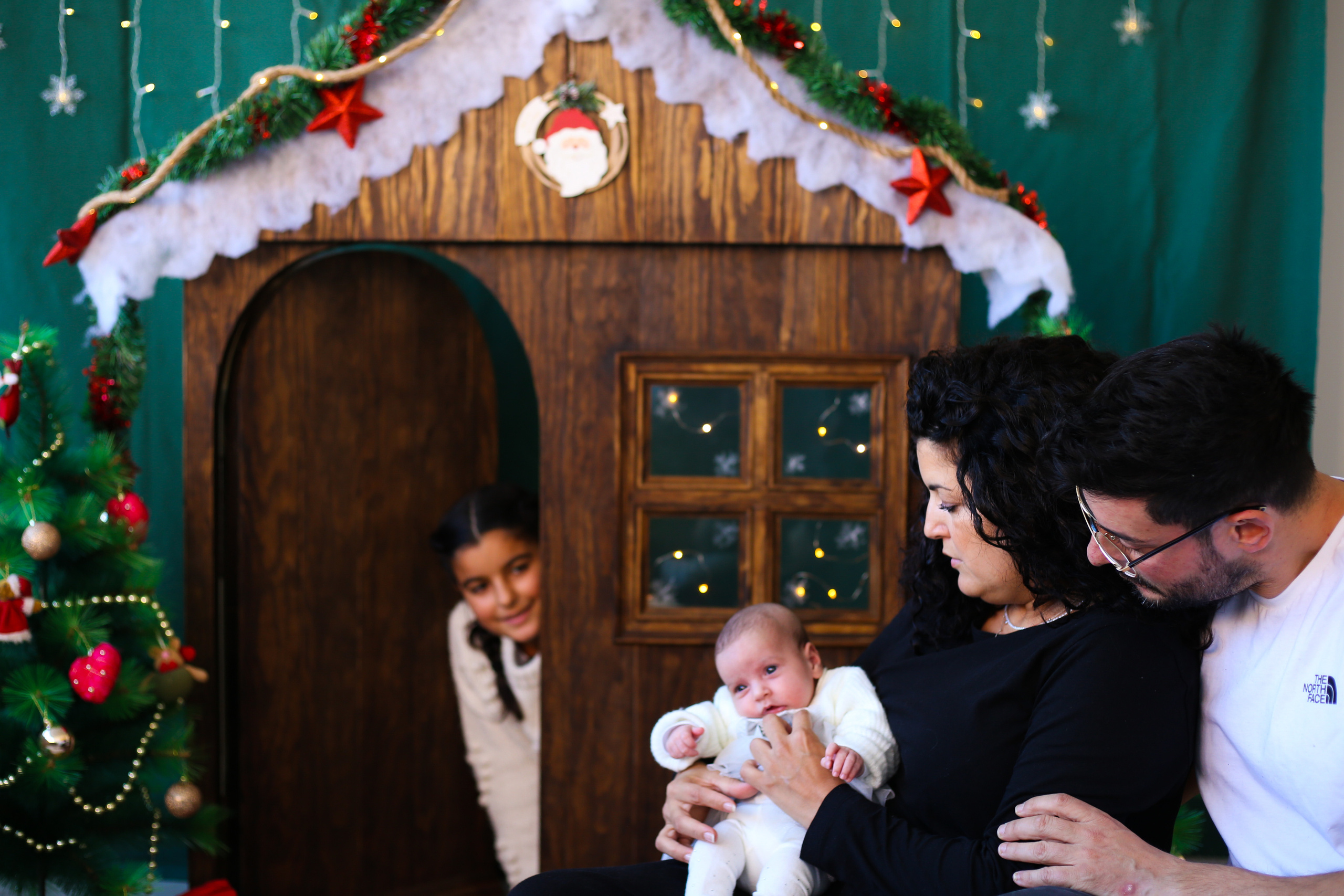 Navidad de Sara y familia. Фотограф в Матаро, Барселона. Евгения Шихина