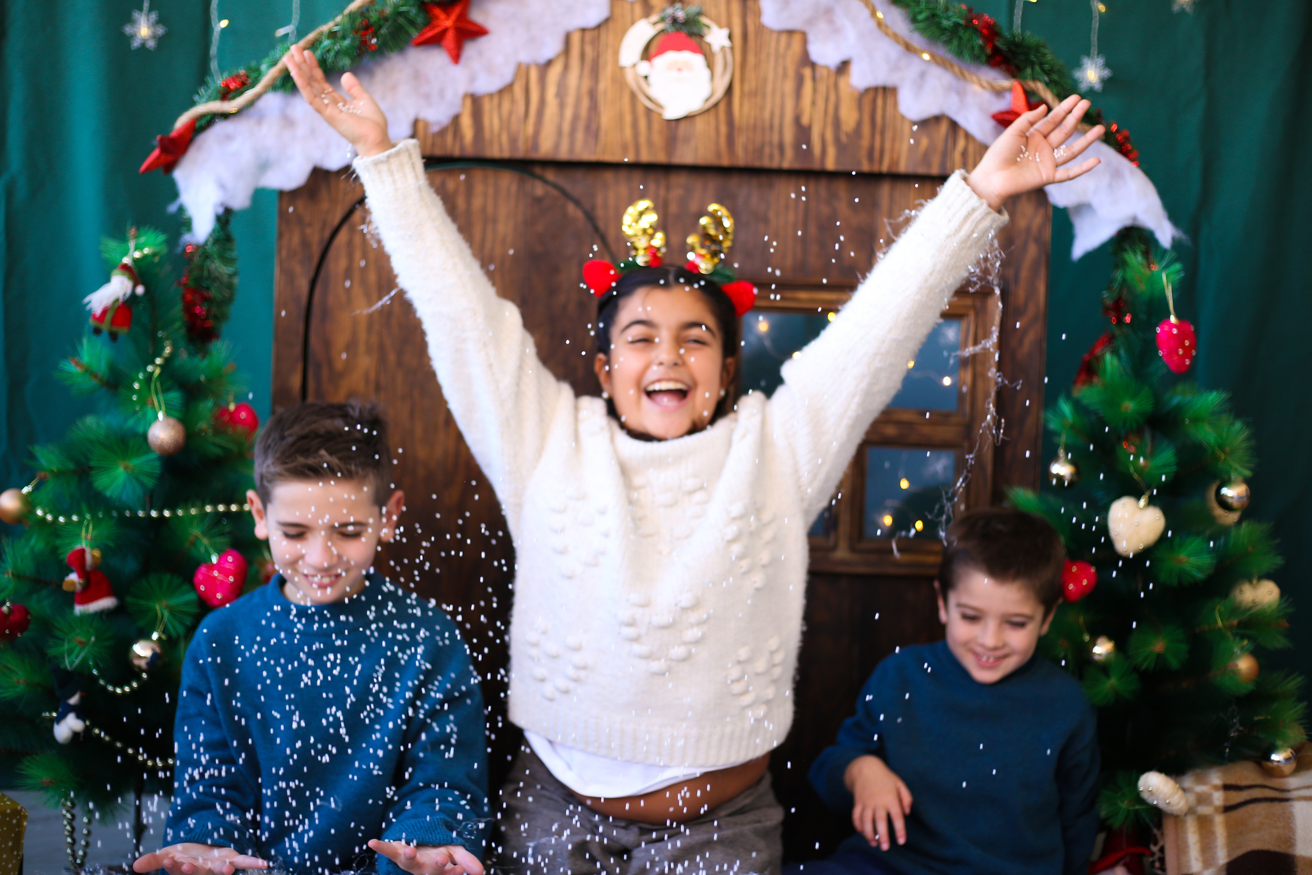 Navidad de Sara y familia. Фотограф в Матаро, Барселона. Евгения Шихина