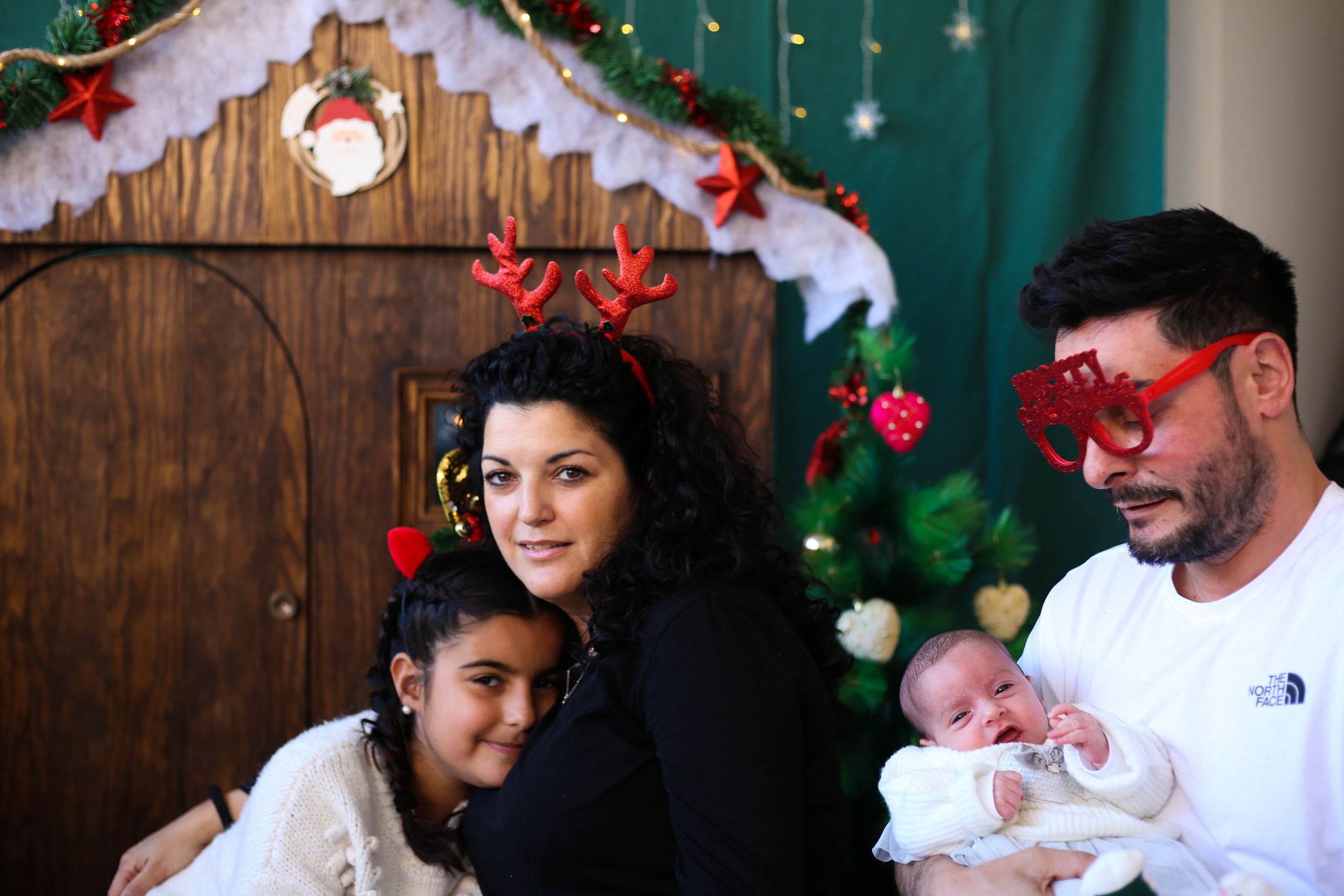 Navidad de Sara y familia. Фотограф в Матаро, Барселона. Евгения Шихина