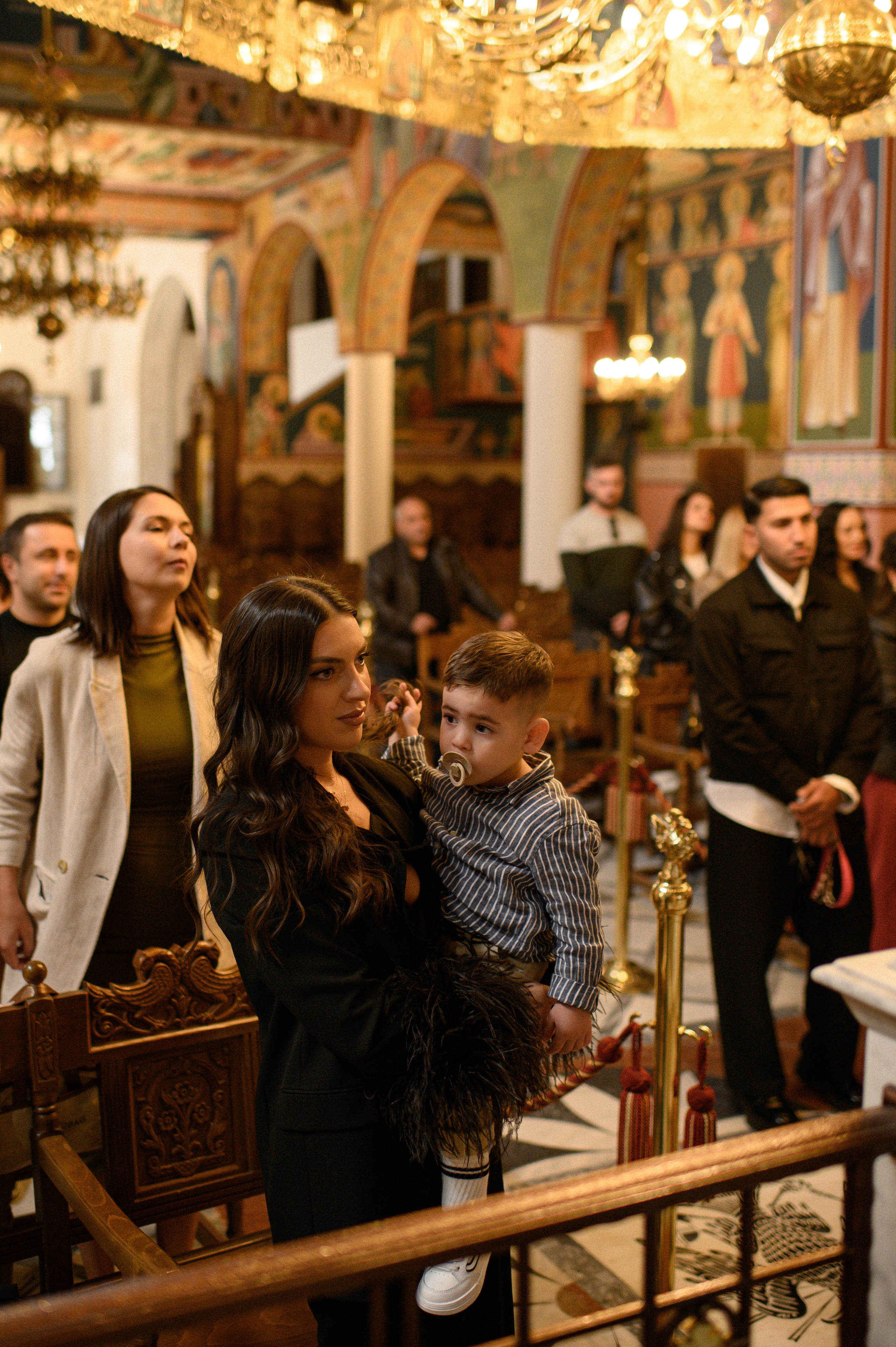 Baptism Aleksandra-Olivia. Family, children, portrait, and event photography in Thessaloniki