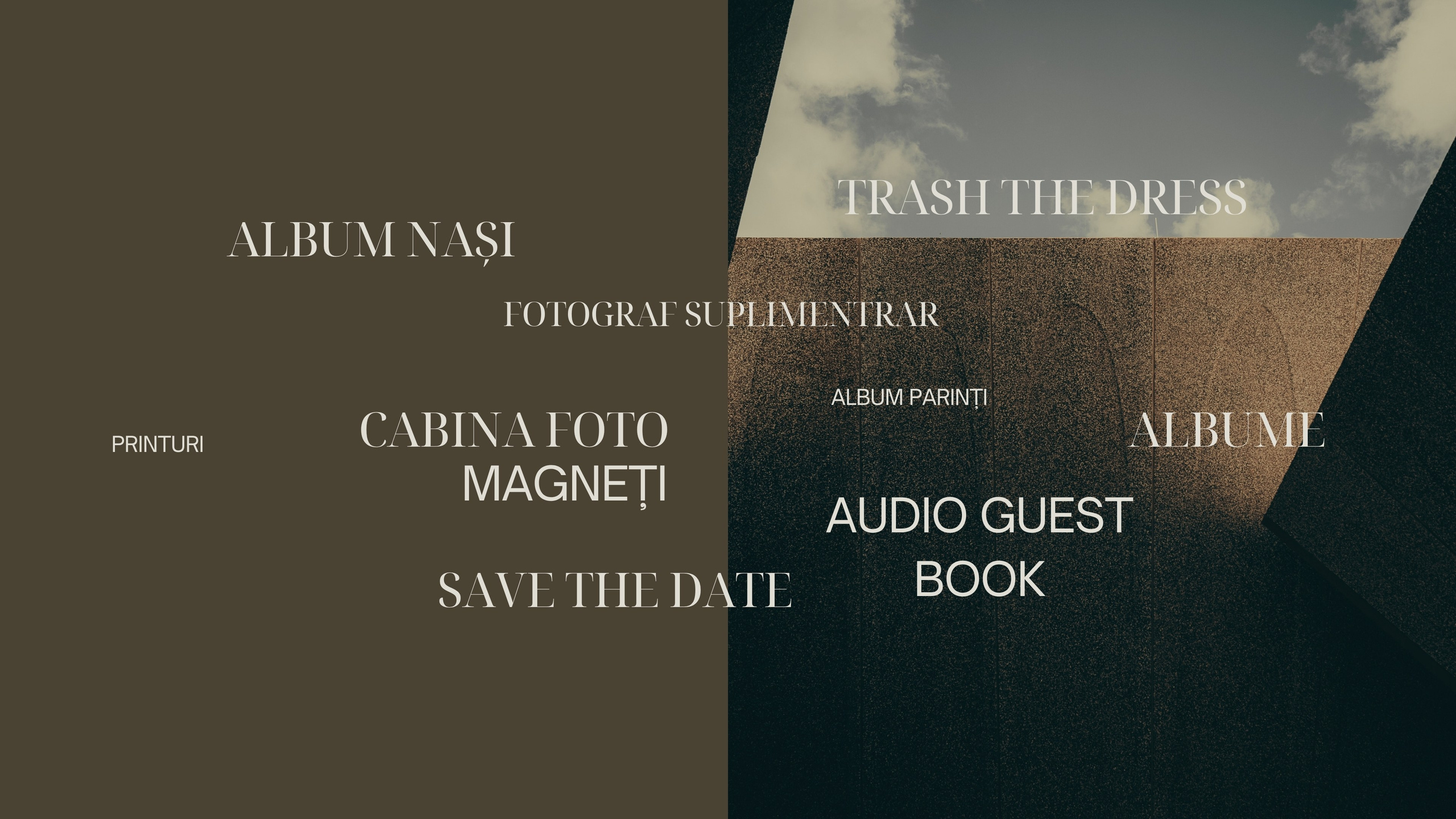 EXTRA SERVICII. Bogdan Vancea | Fotograf Nunta Ploiești