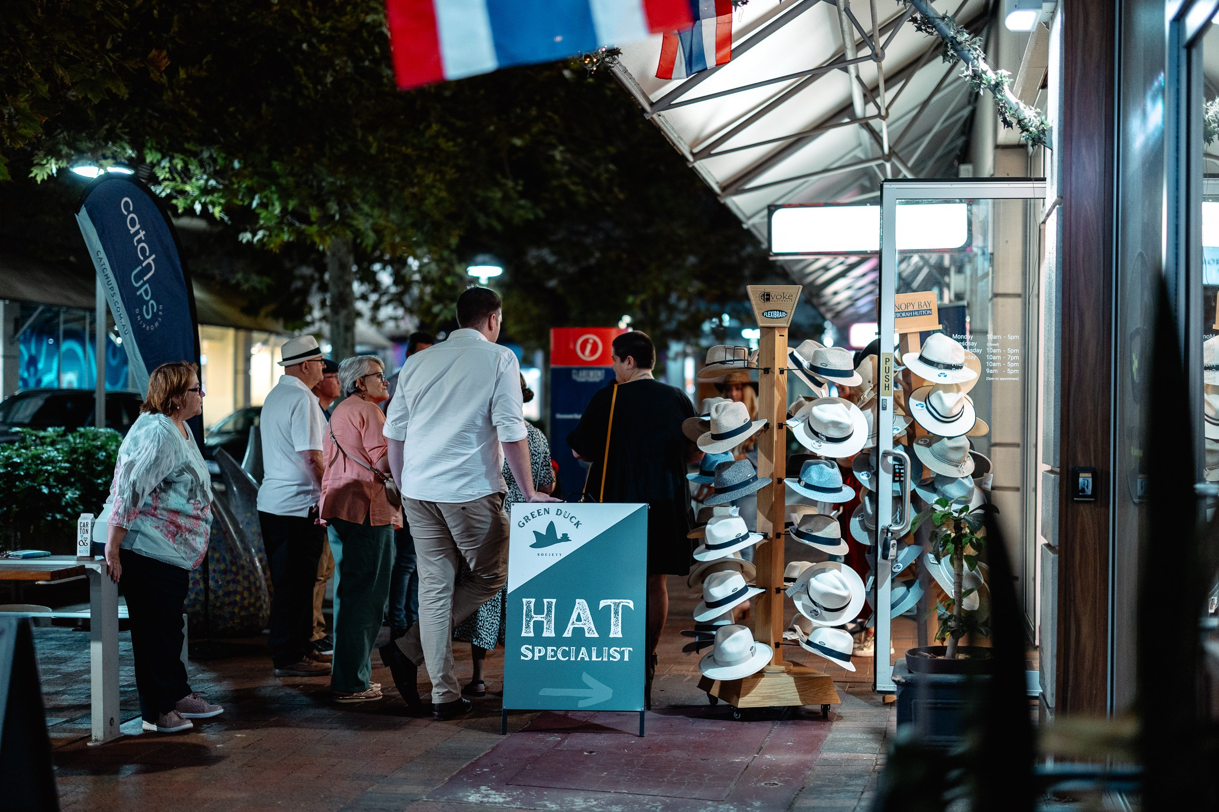 Product photoshoot for a hat store