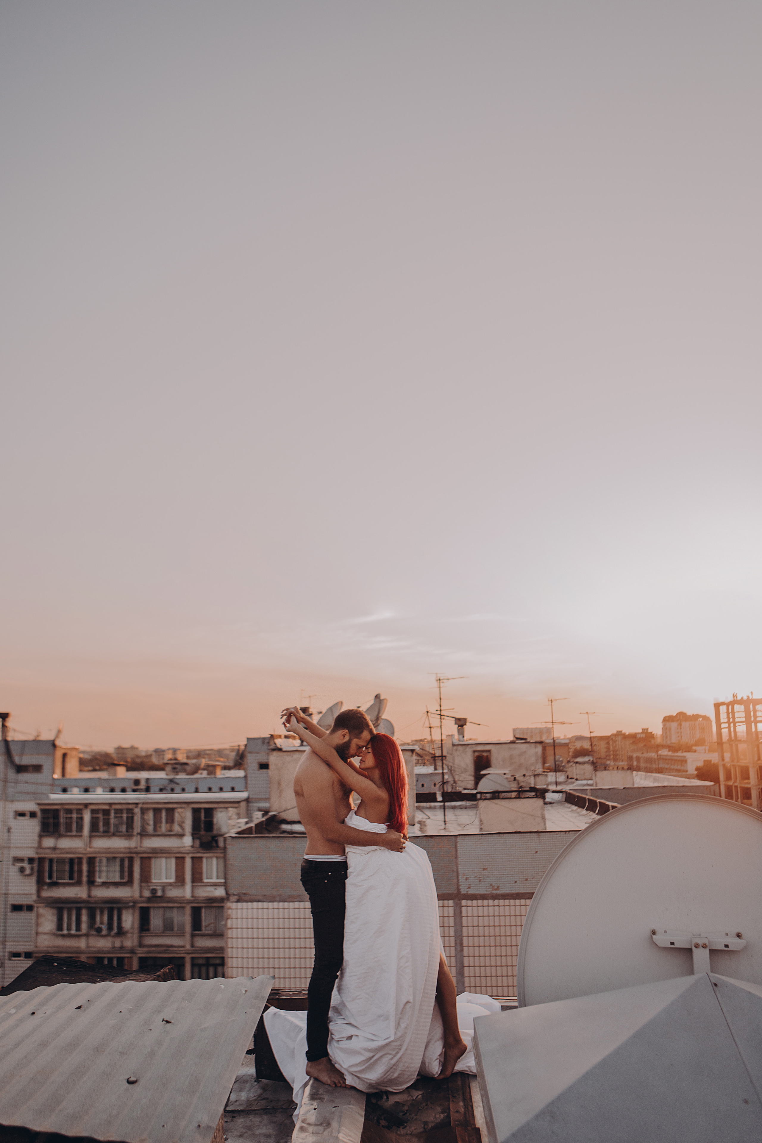 На крыше. Фотограф Вероника Яцына в Ташкенте
