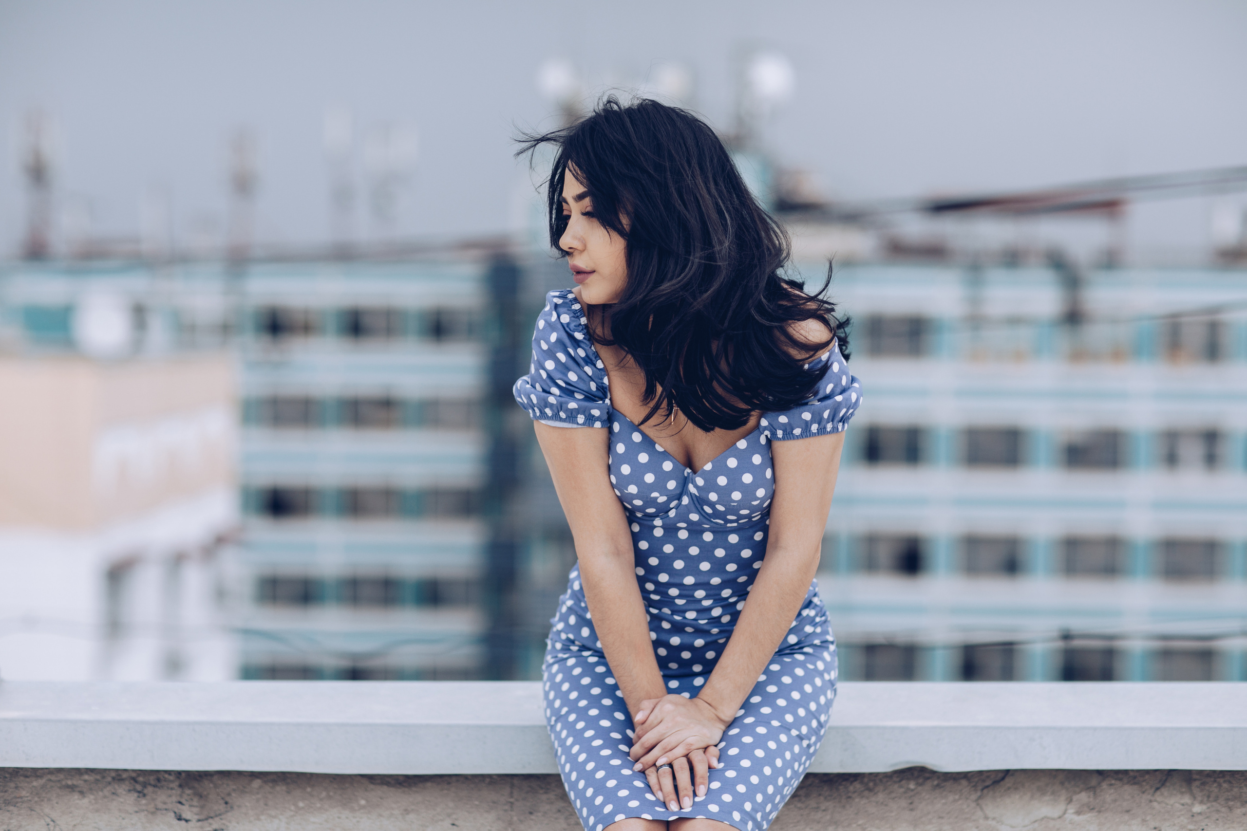 На крыше. Фотограф Вероника Яцына в Ташкенте