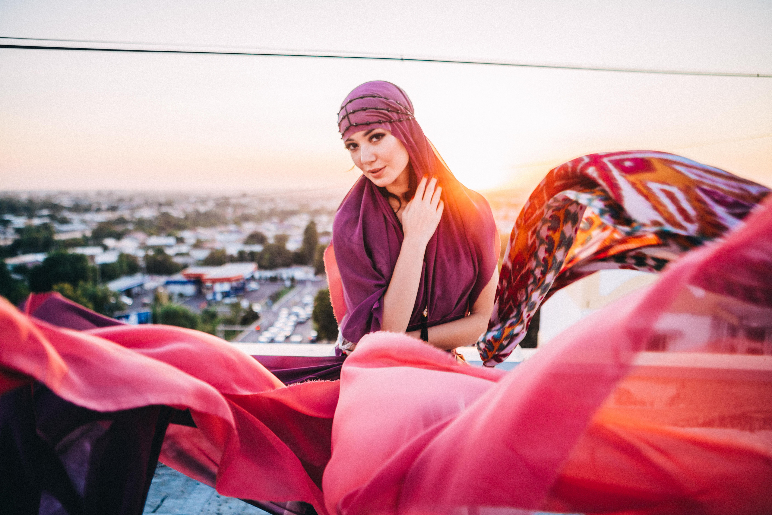 На крыше. Фотограф Вероника Яцына в Ташкенте