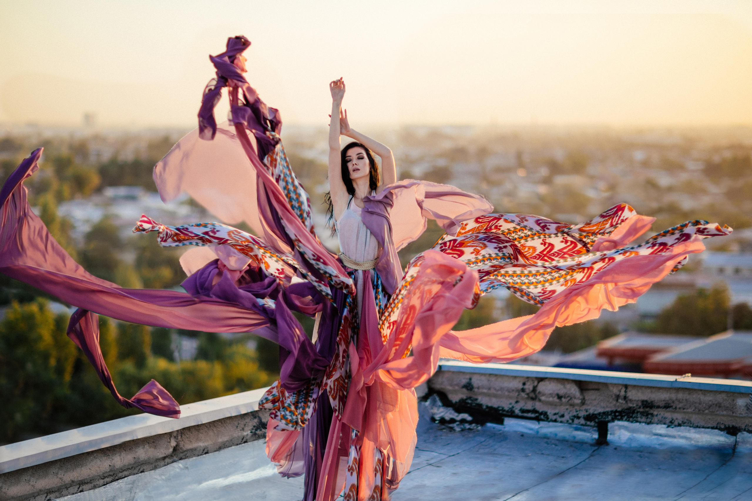 На крыше. Фотограф Вероника Яцына в Ташкенте