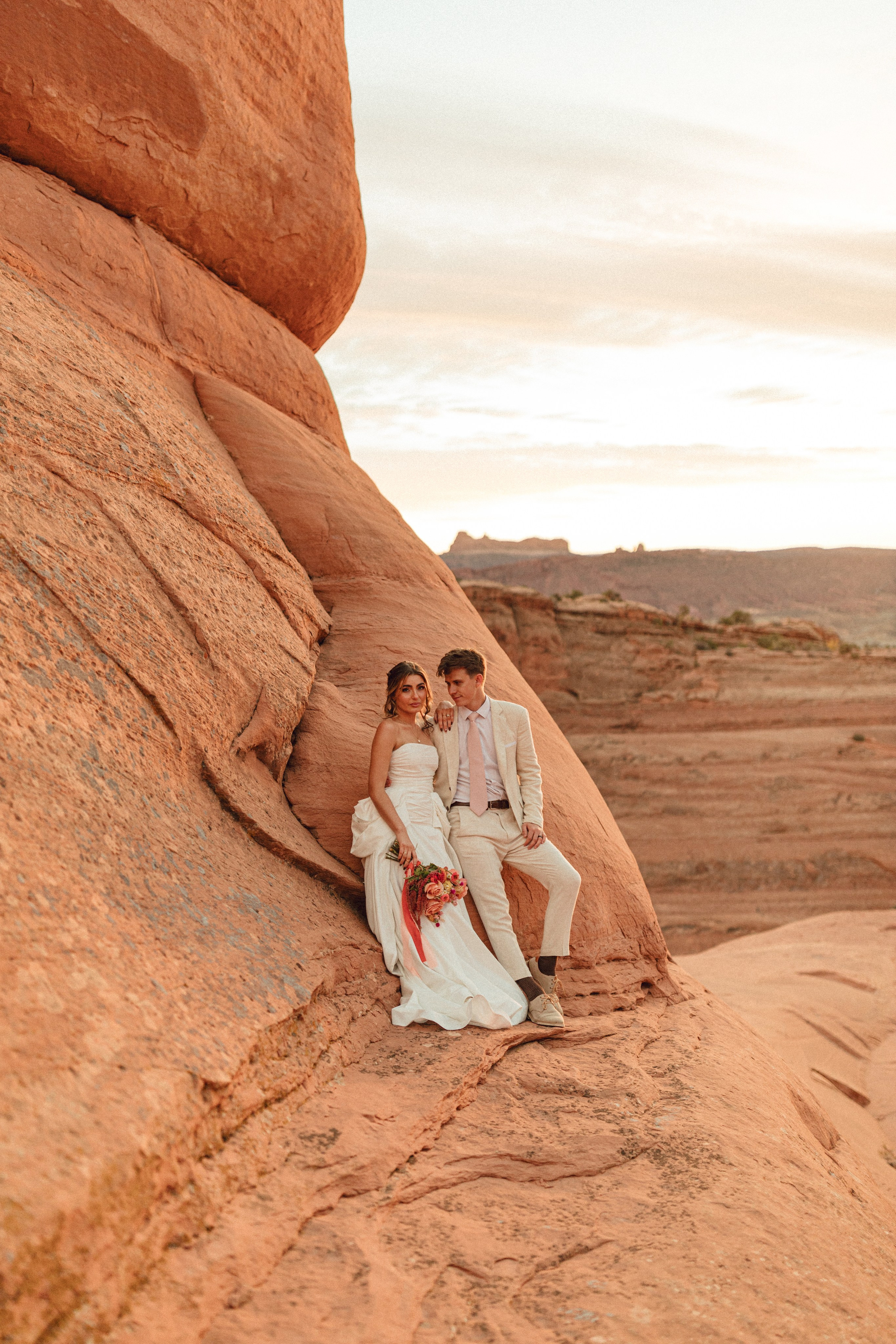J&J at National Arches. Sara Eulalia | Virginia Photographer