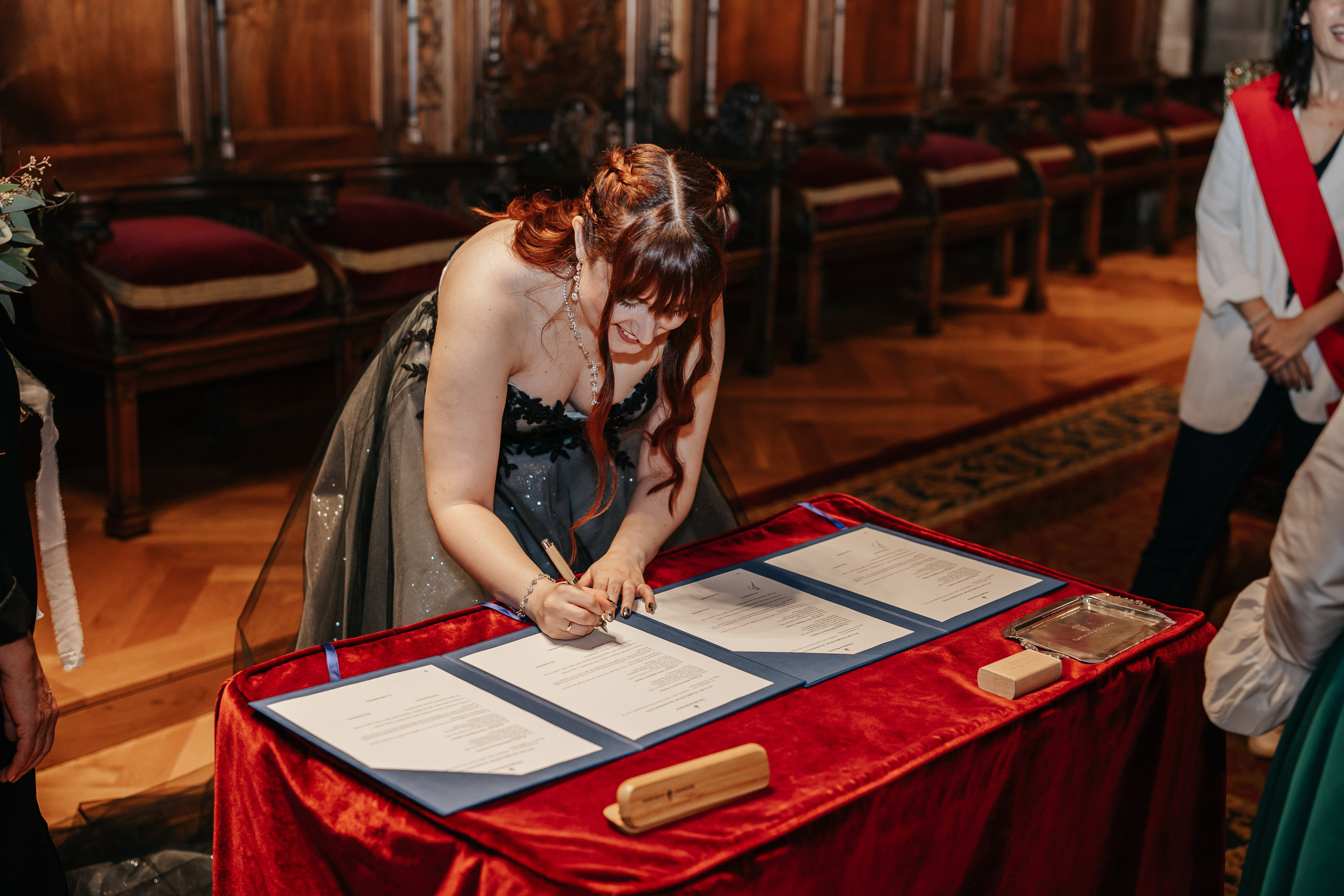 Alicia+Ruben, 04.10.2025, Ayuntamiento de Barcelona, Hotel Miramar. Wedding photographer in Catalonia