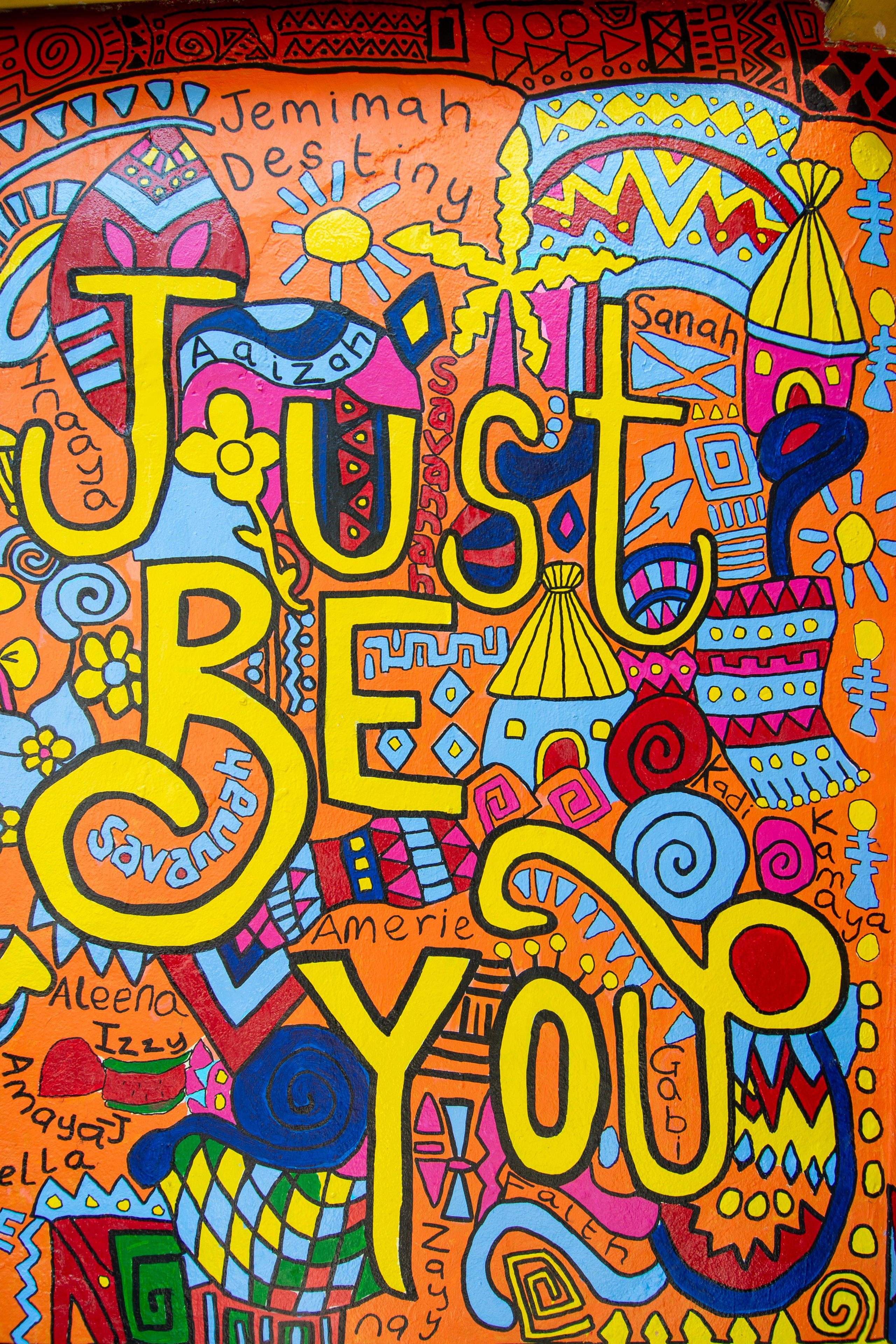 MAPA Community Girls Group Mural. Professional Portrait & Event Photographer in West Yorkshire, travels across UK