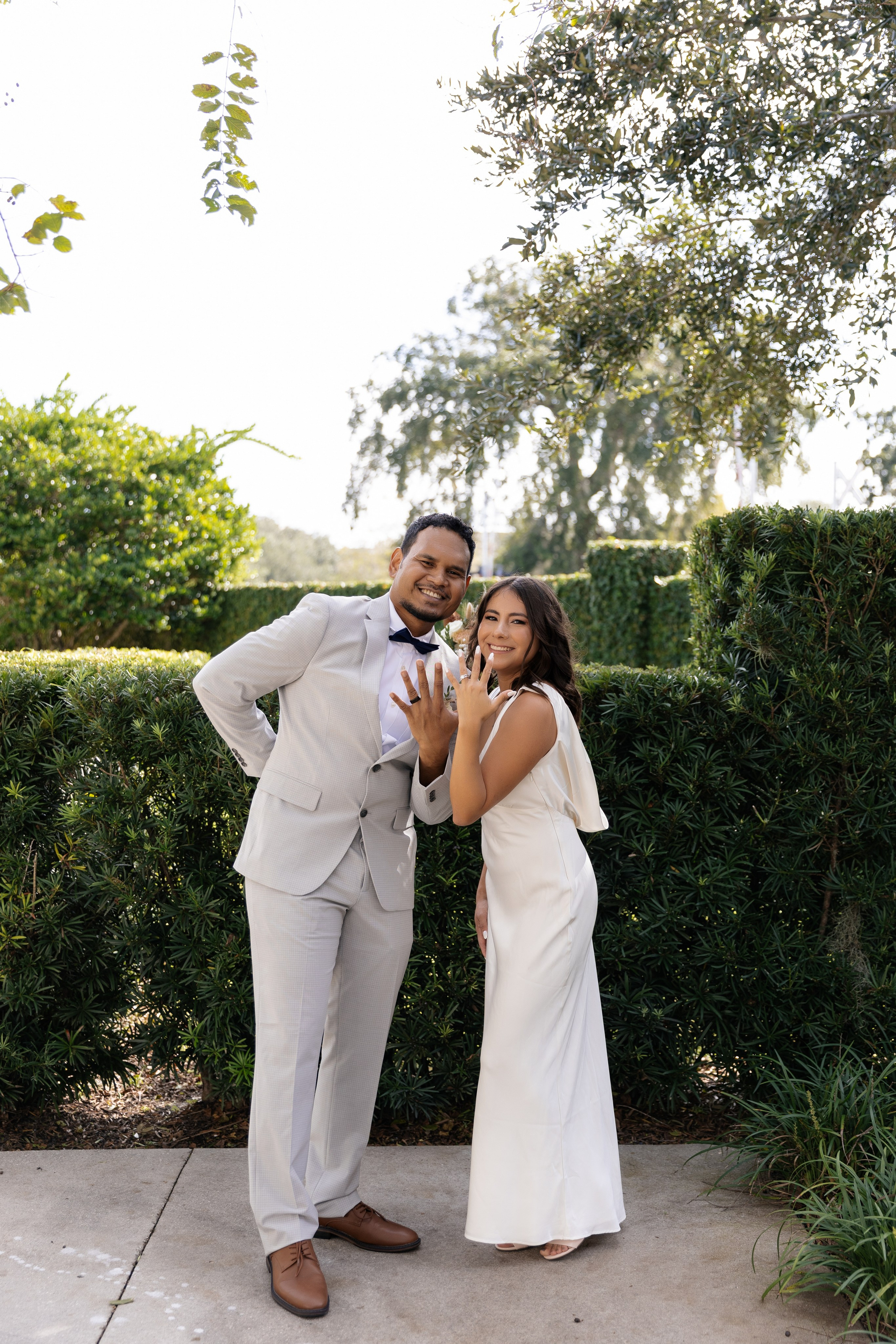 Micro wedding of Leslie and Garrick. Winter Park. Photographer Anastasia Nagibina