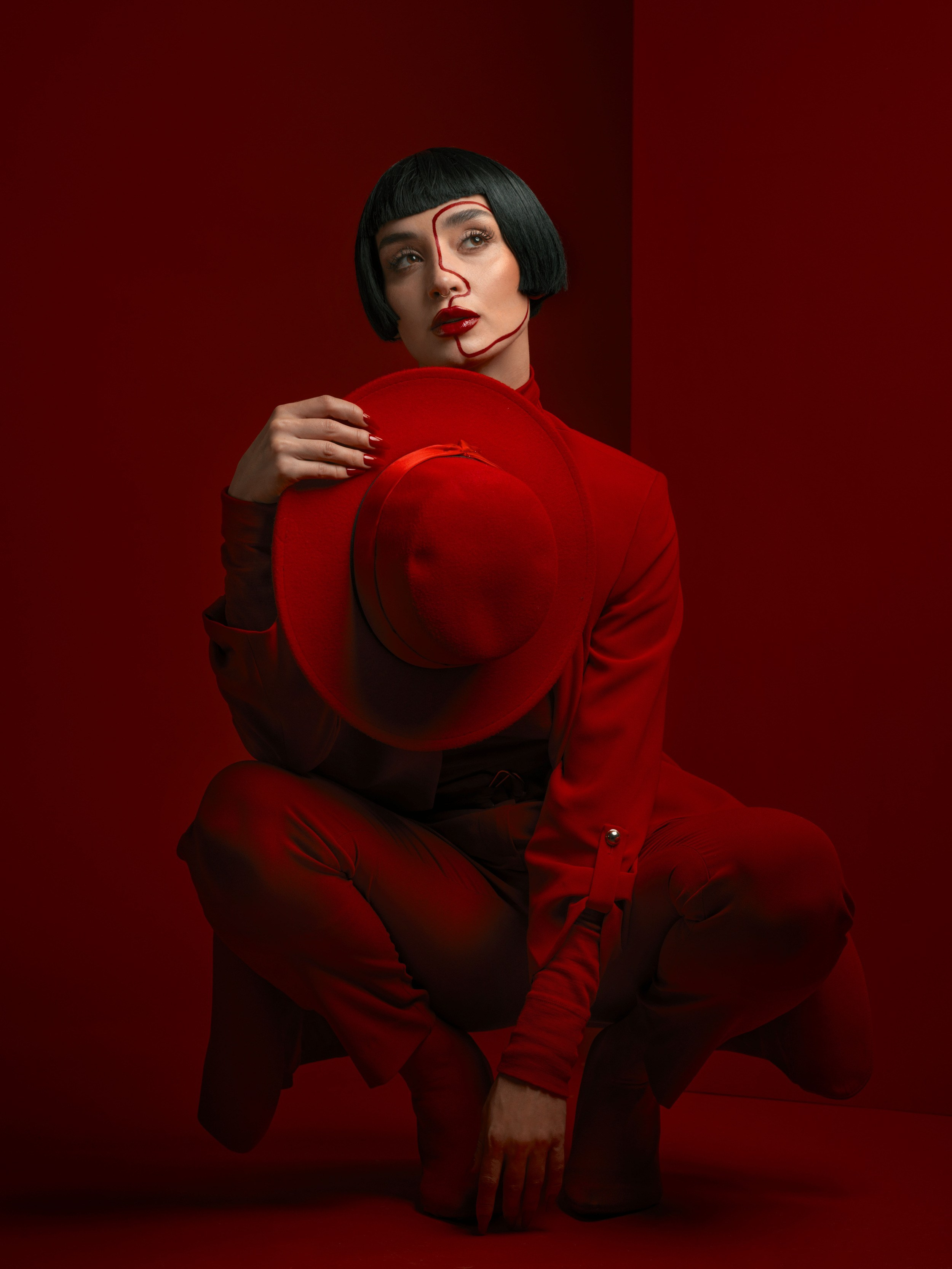 Professional fashion shoot in the studio NYC Alice Bell. Alice Bell — Wedding photographer in New York