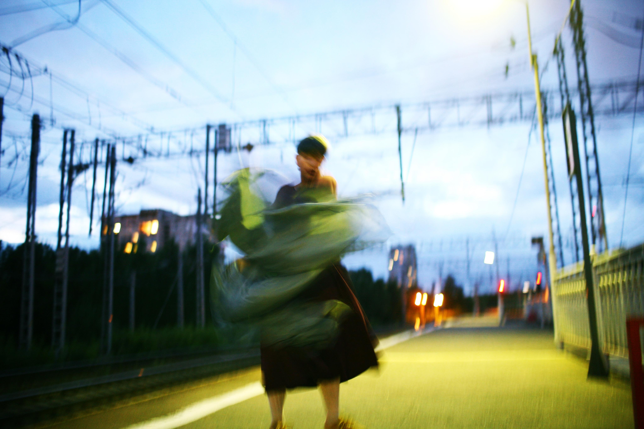 Anna and the fire. Victoria Dini. Art photography in London / Folkestone, UK