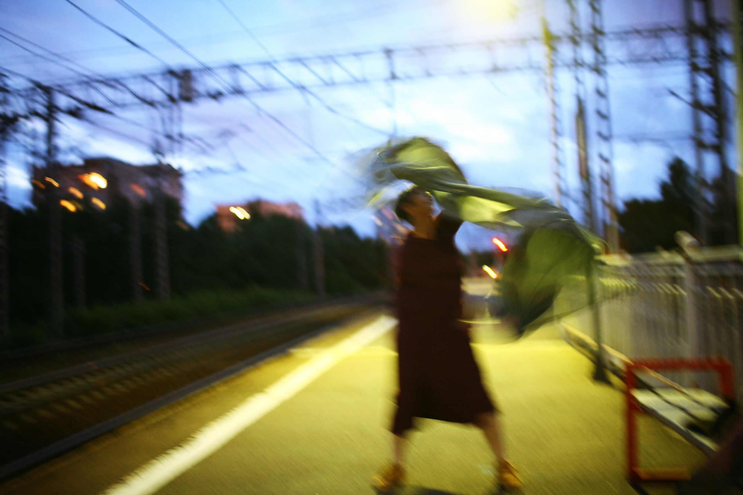 Anna and the fire. Victoria Dini. Art photography in London / Folkestone, UK