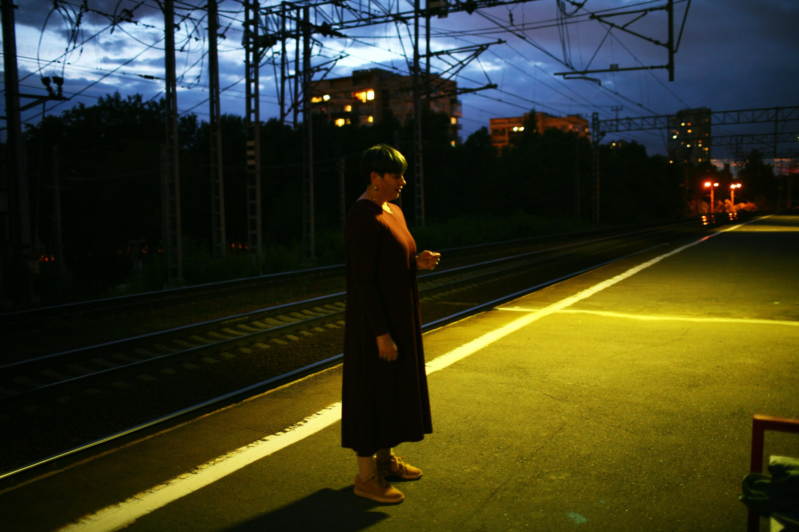 Anna and the fire. Victoria Dini. Art photography in London / Folkestone, UK