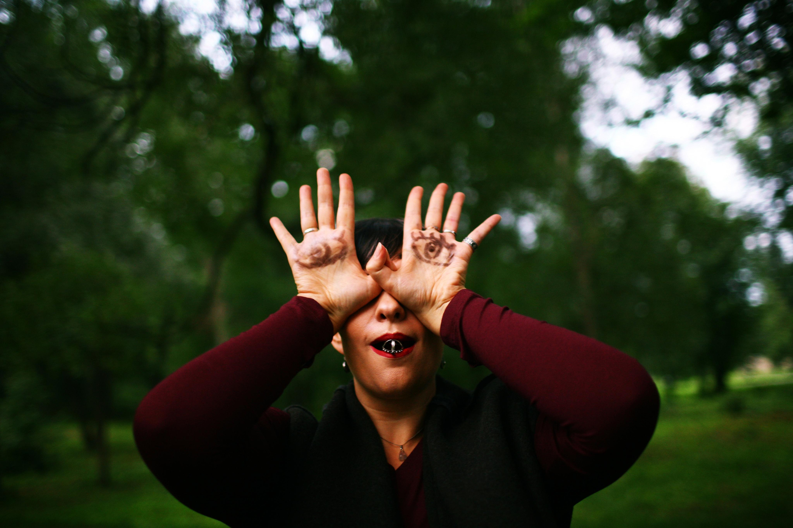 Anna and the fire. Victoria Dini. Art photography in London / Folkestone, UK