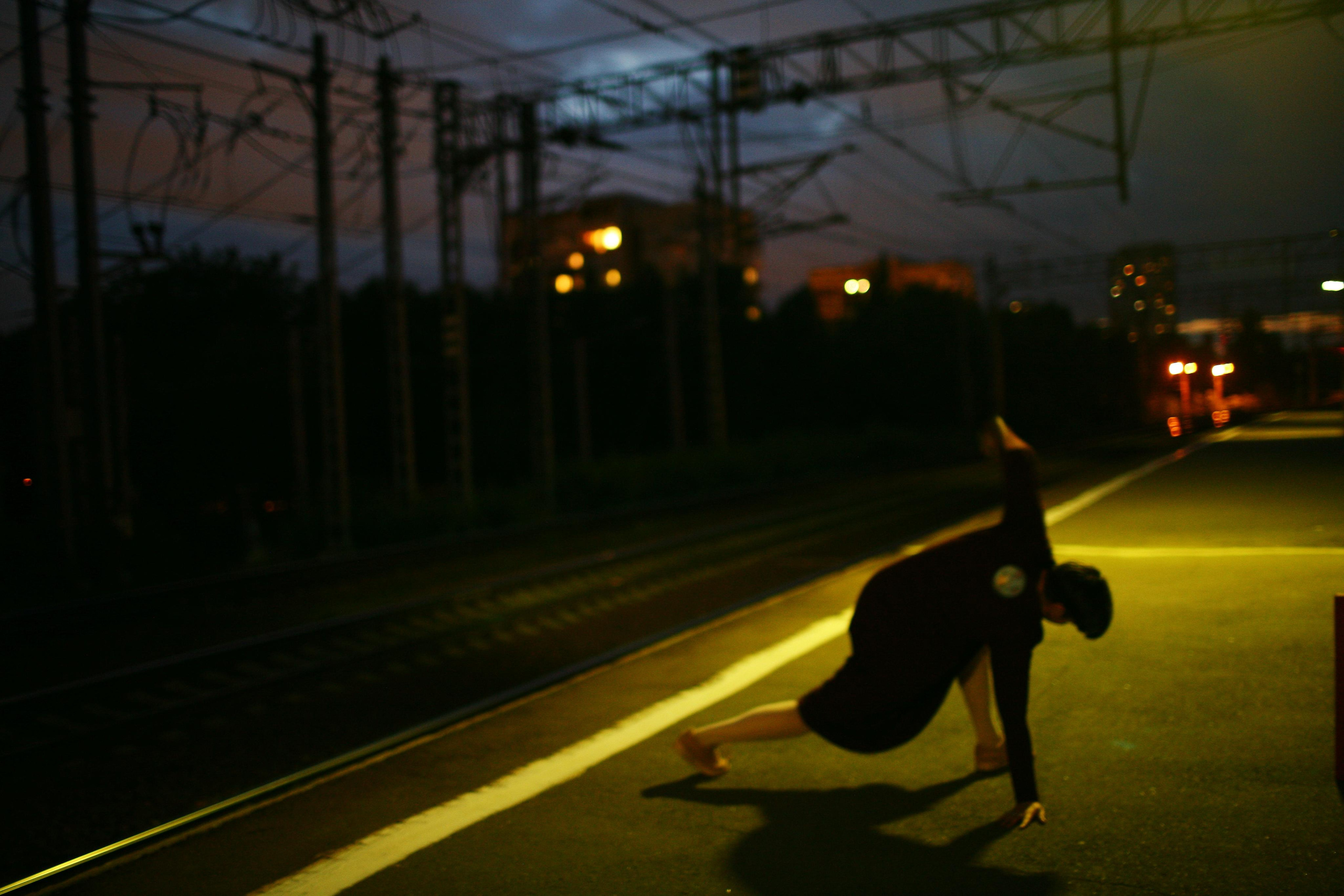 Anna and the fire. Victoria Dini. Art photography in London / Folkestone, UK