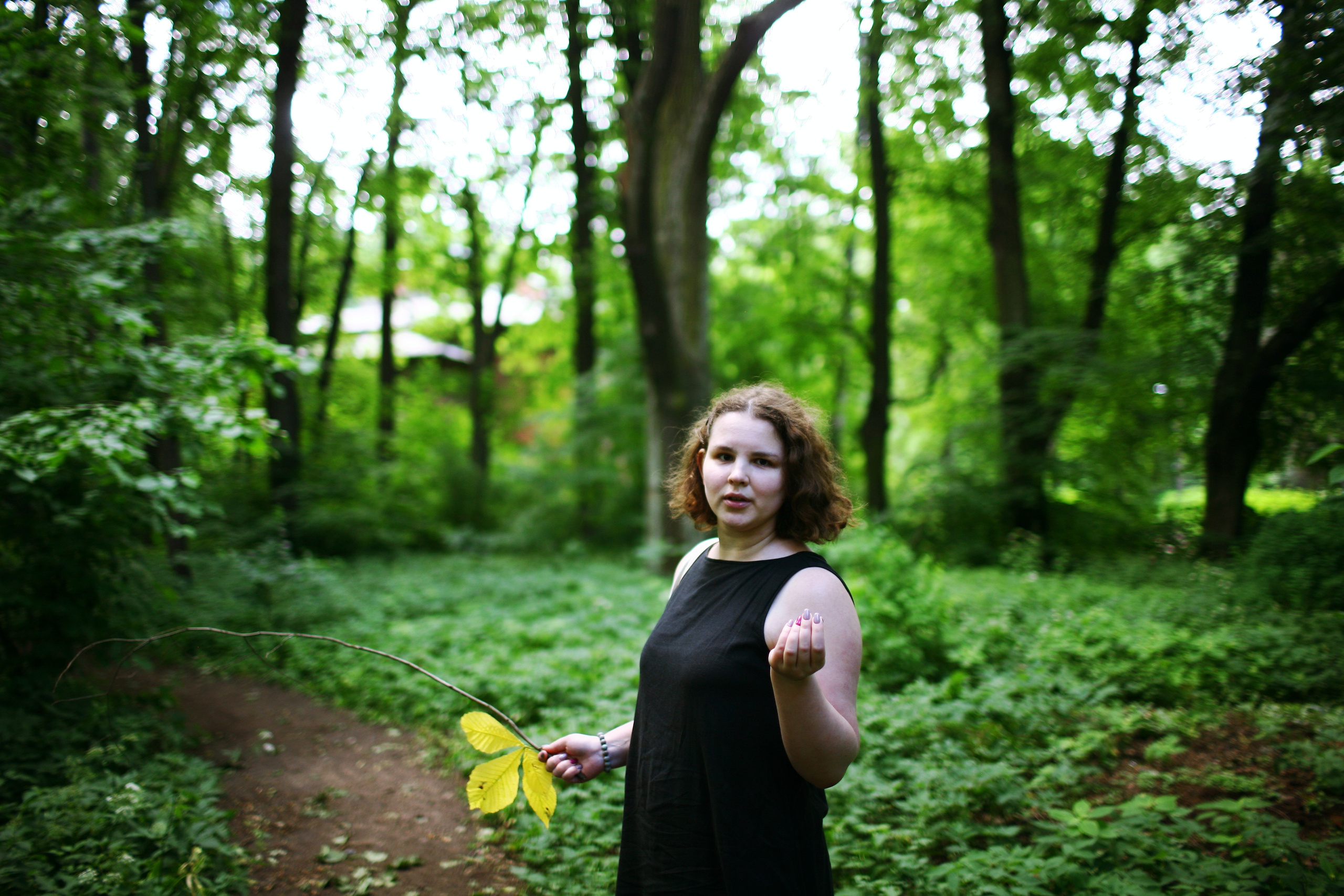 Milena, driades' daughter. Victoria Dini. Art photography in London / Folkestone, UK