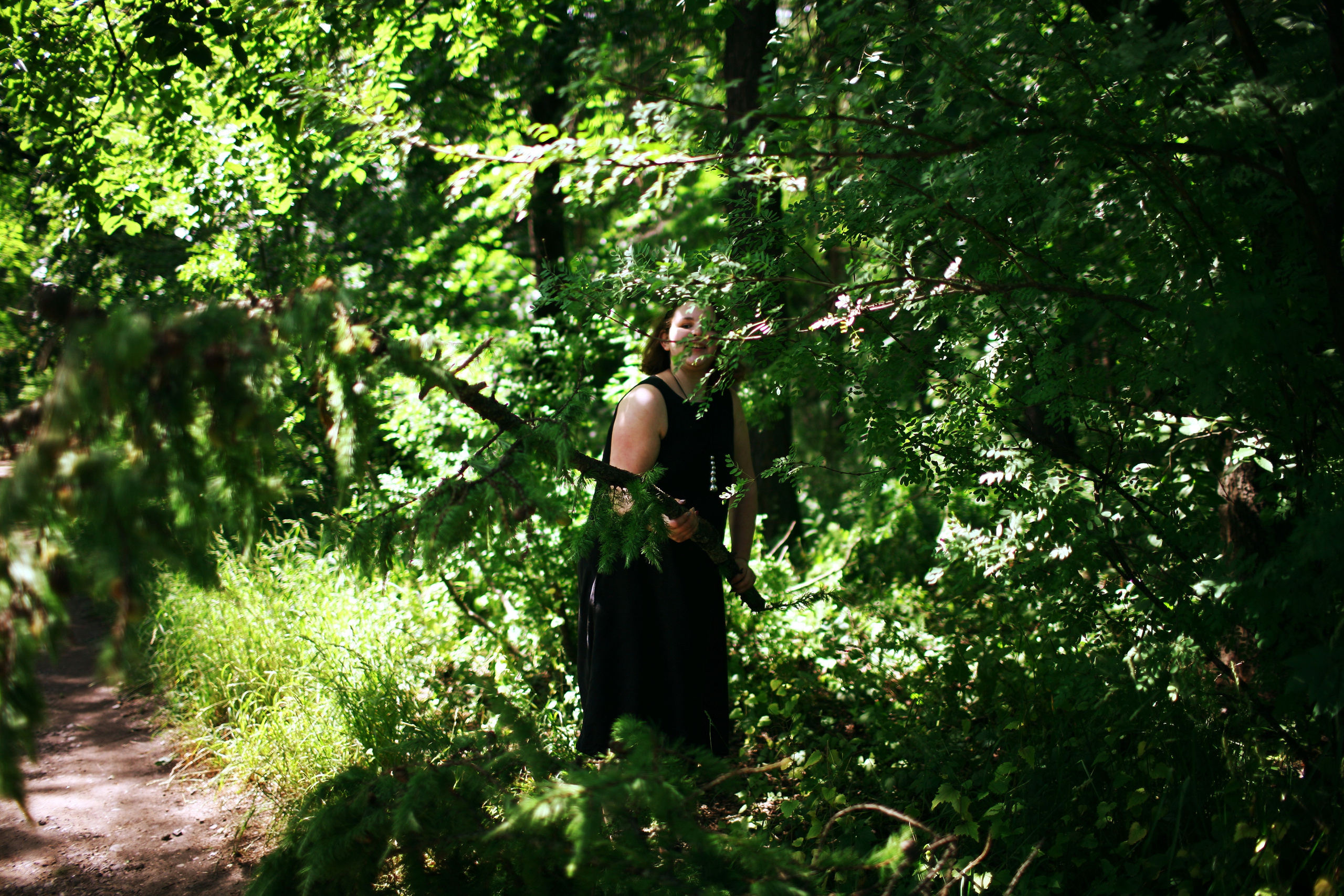 Milena, driades' daughter. Victoria Dini. Art photography in London / Folkestone, UK