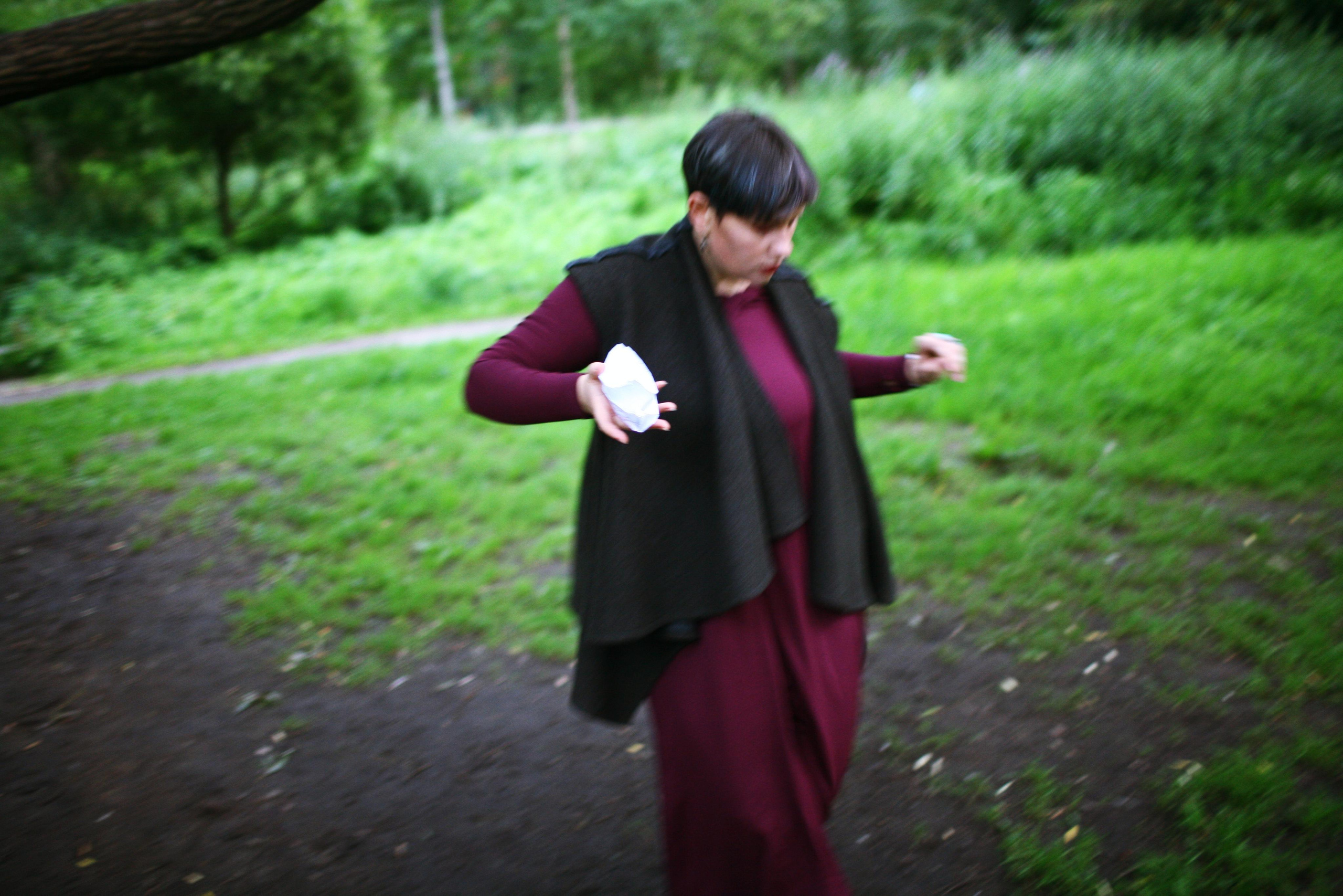 Anna and the fire. Victoria Dini. Art photography in London / Folkestone, UK