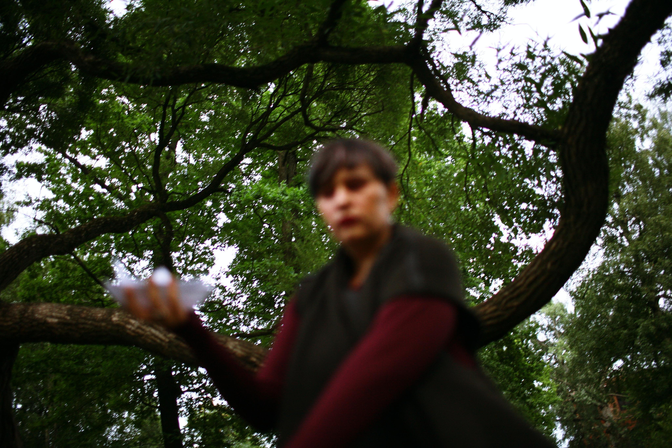 Anna and the fire. Victoria Dini. Art photography in London / Folkestone, UK