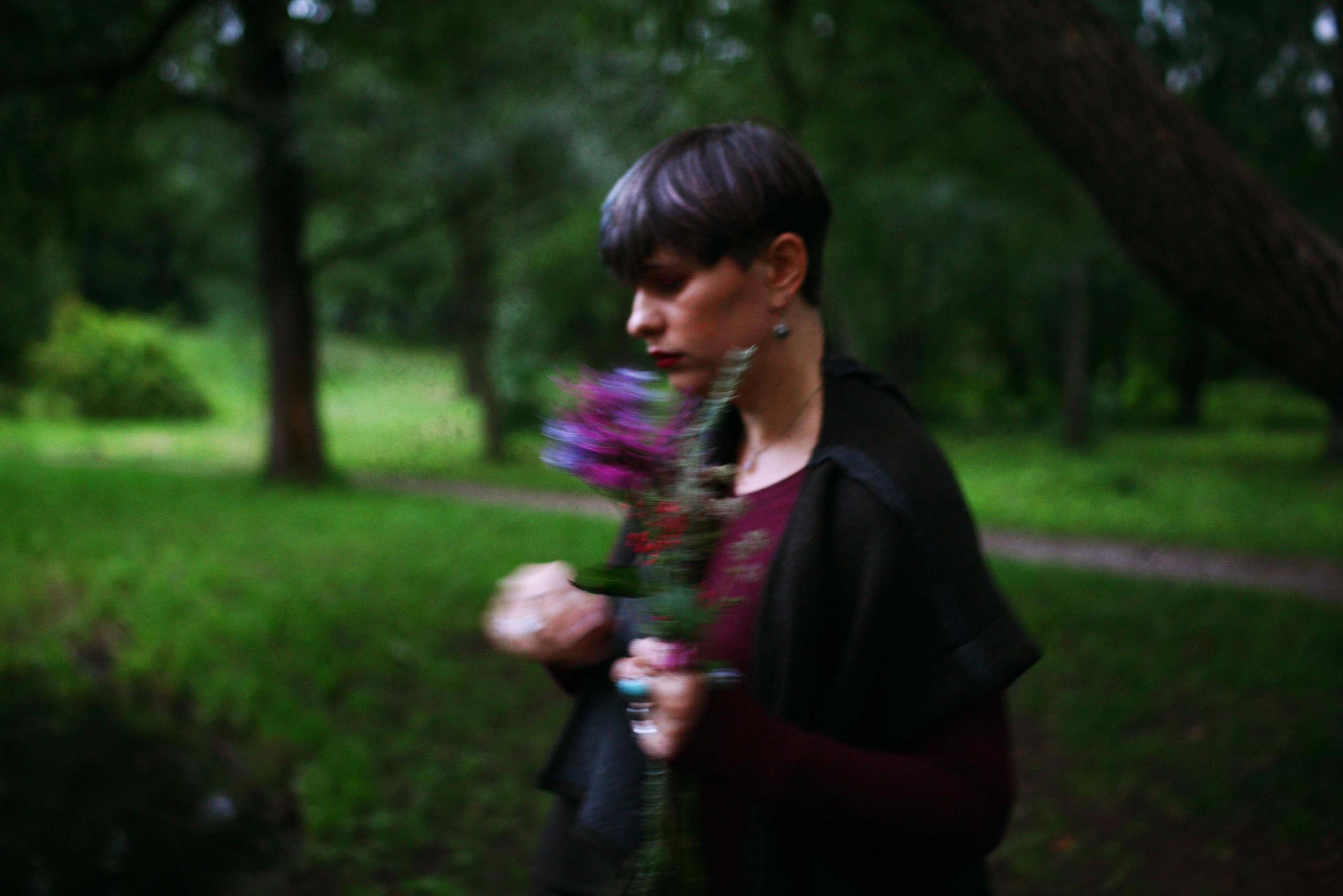 Anna and the fire. Victoria Dini. Art photography in London / Folkestone, UK