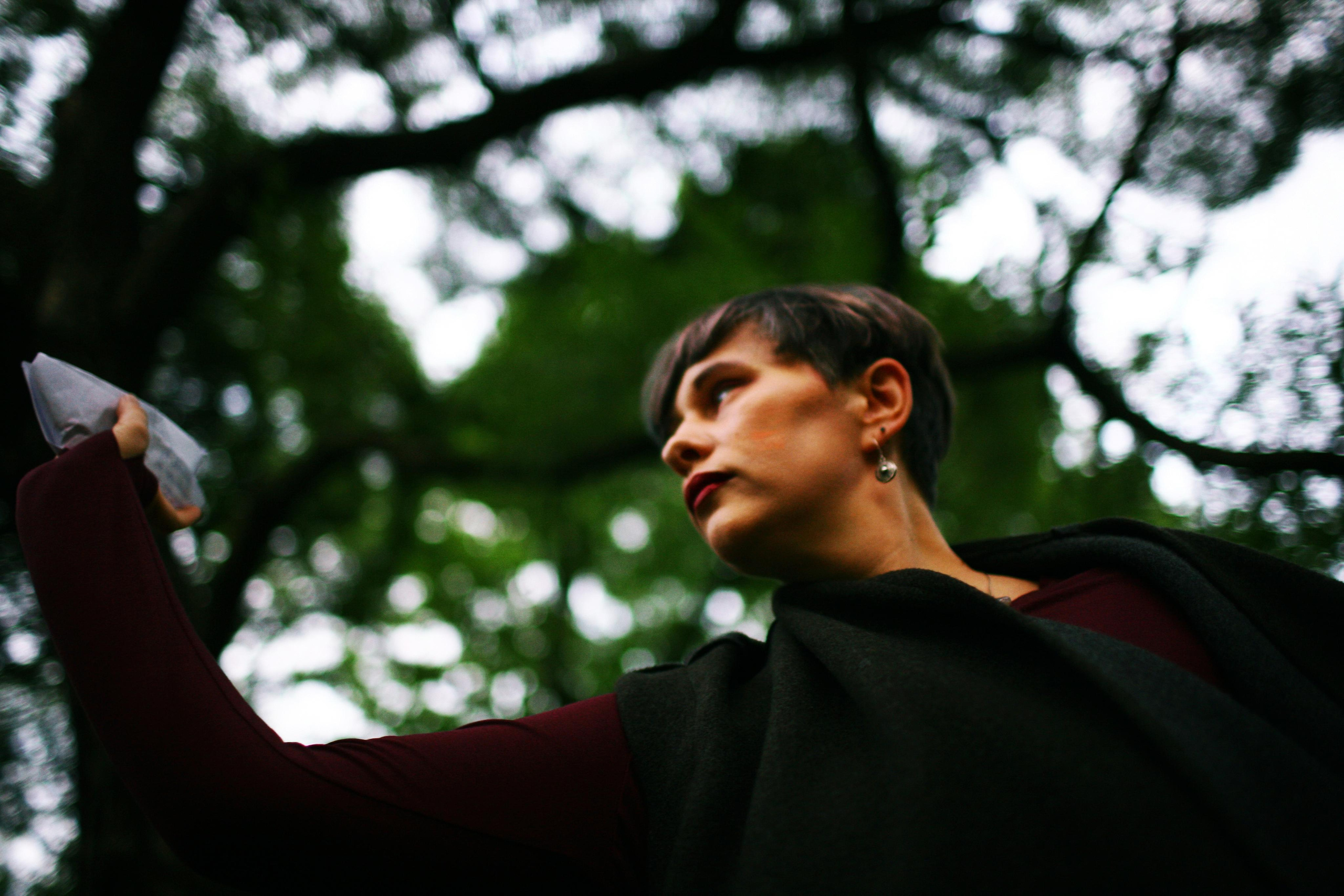 Anna and the fire. Victoria Dini. Art photography in London / Folkestone, UK