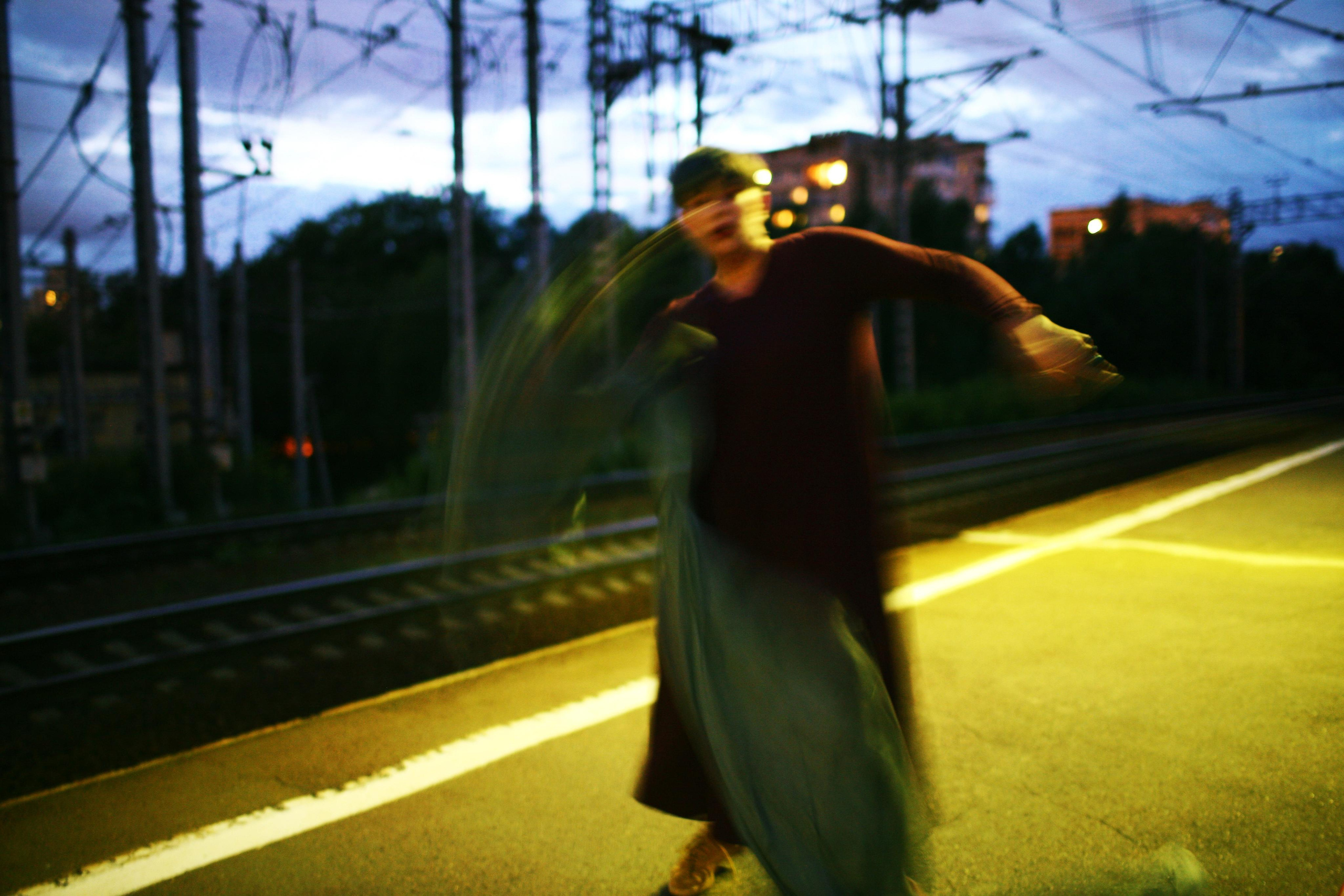 Anna and the fire. Victoria Dini. Art photography in London / Folkestone, UK