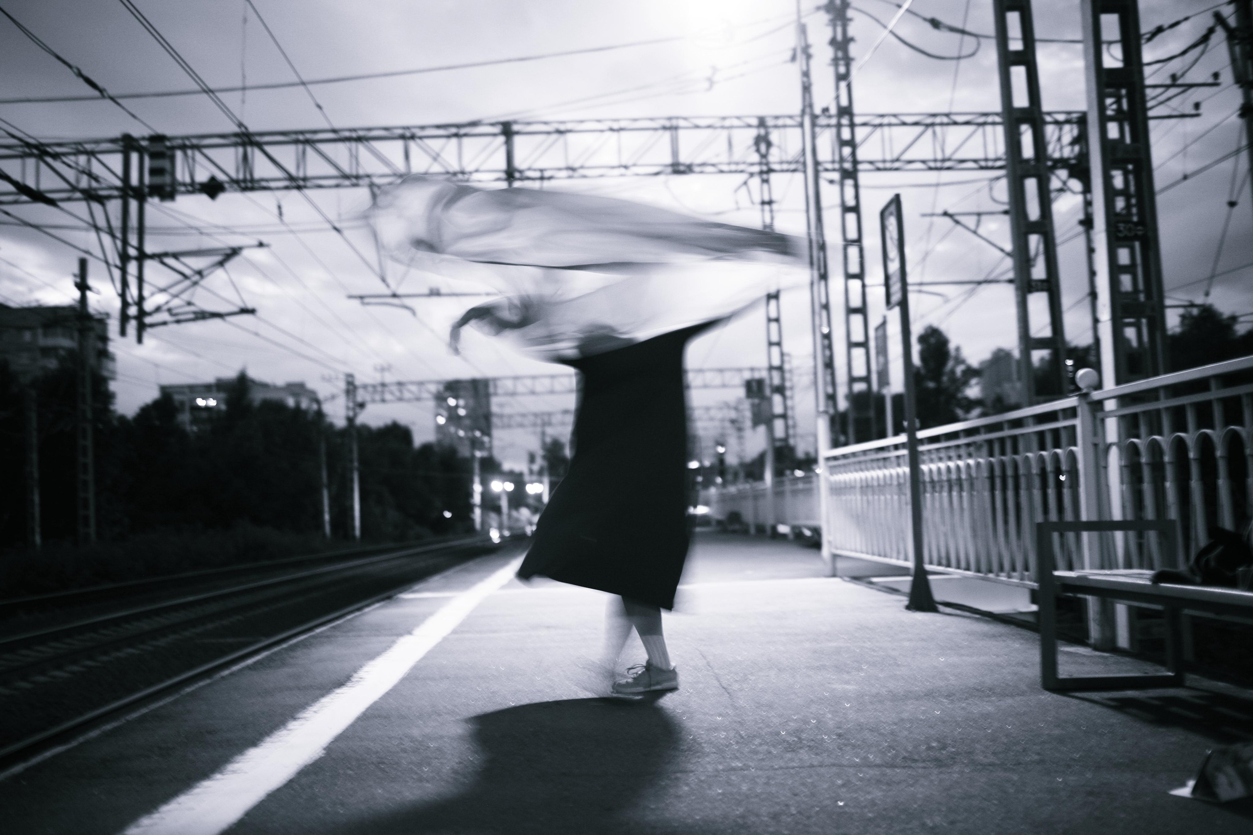 Anna and the fire. Victoria Dini. Art photography in London / Folkestone, UK