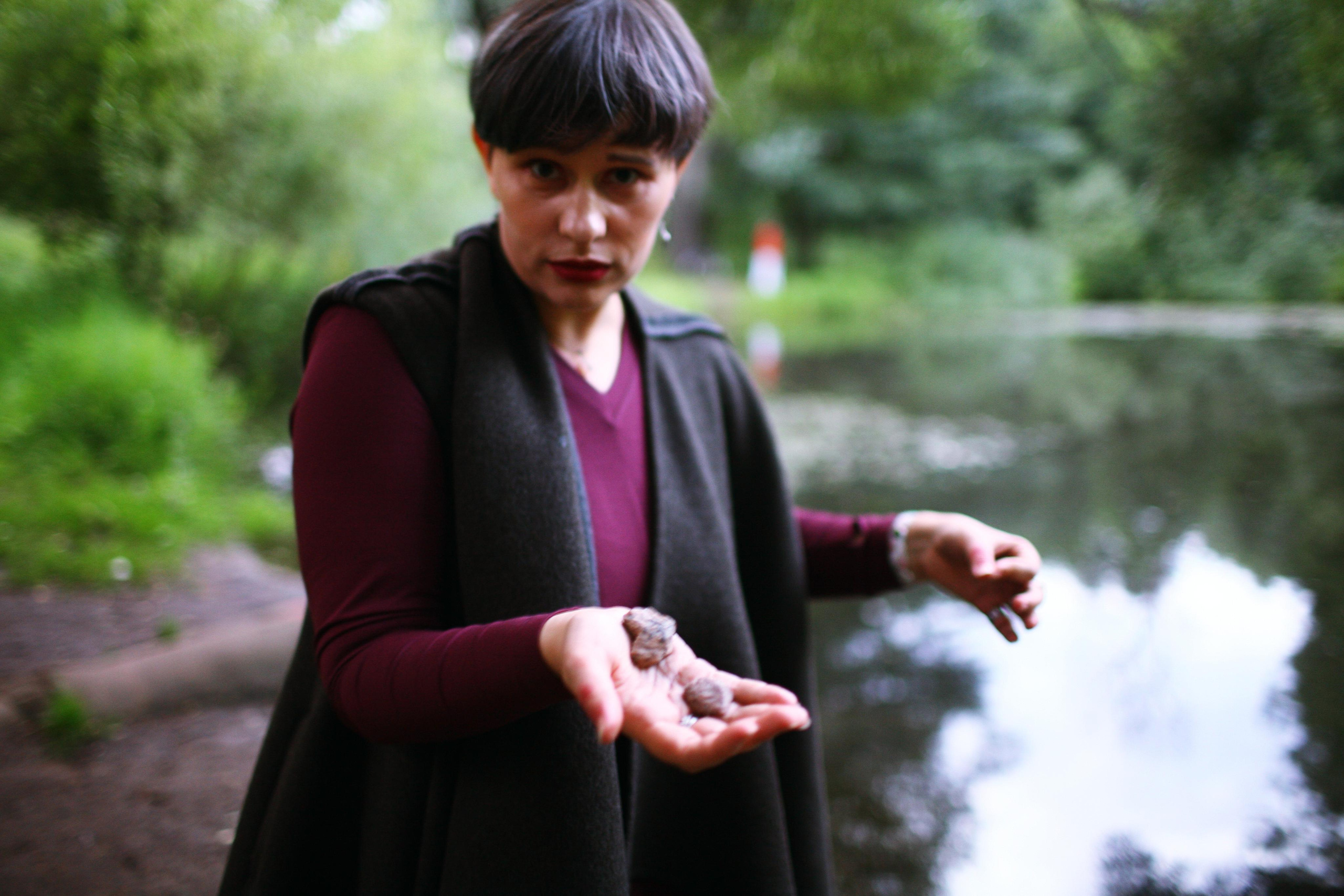 Anna and the fire. Victoria Dini. Art photography in London / Folkestone, UK