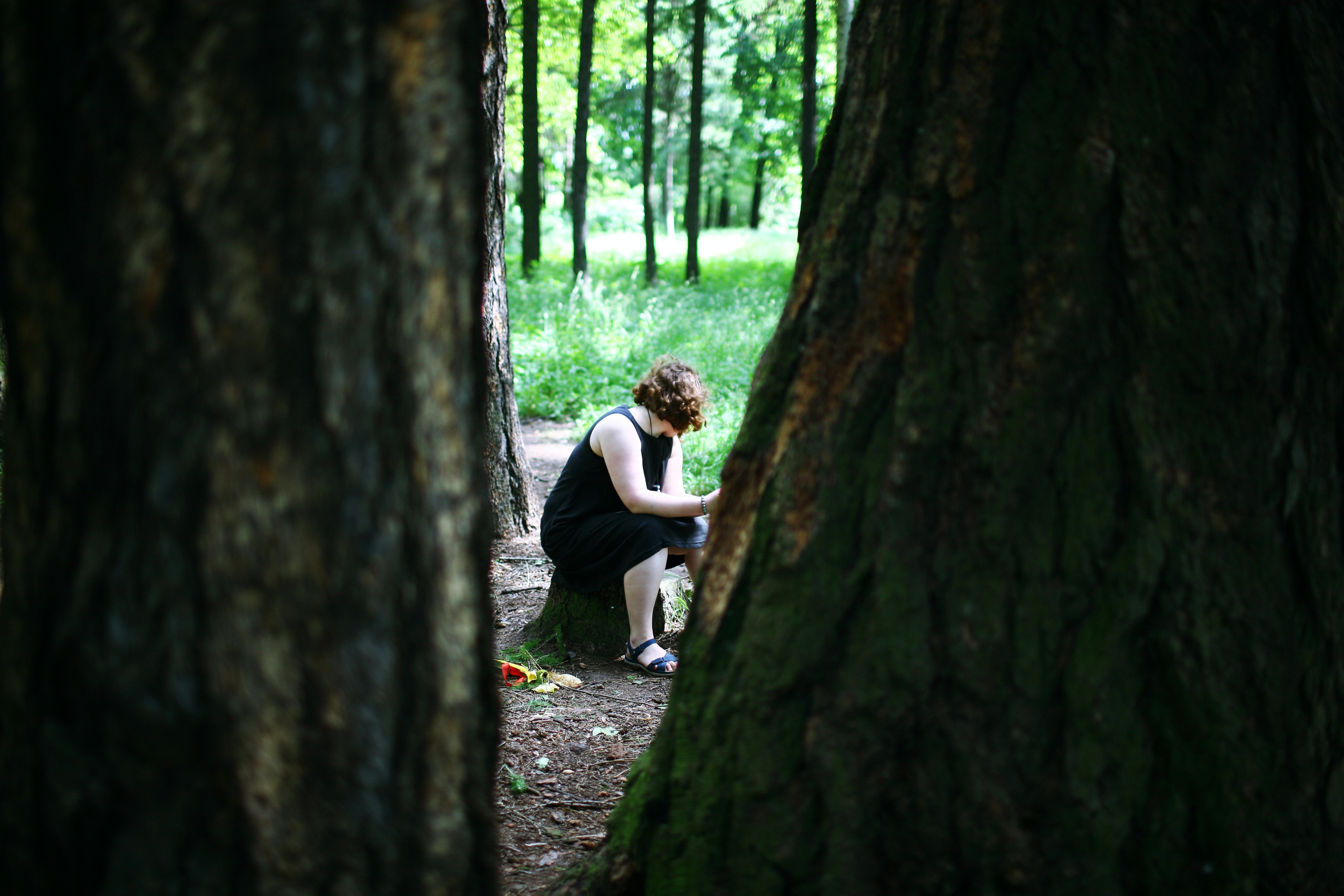 Milena, driades' daughter. Victoria Dini. Art photography in London / Folkestone, UK