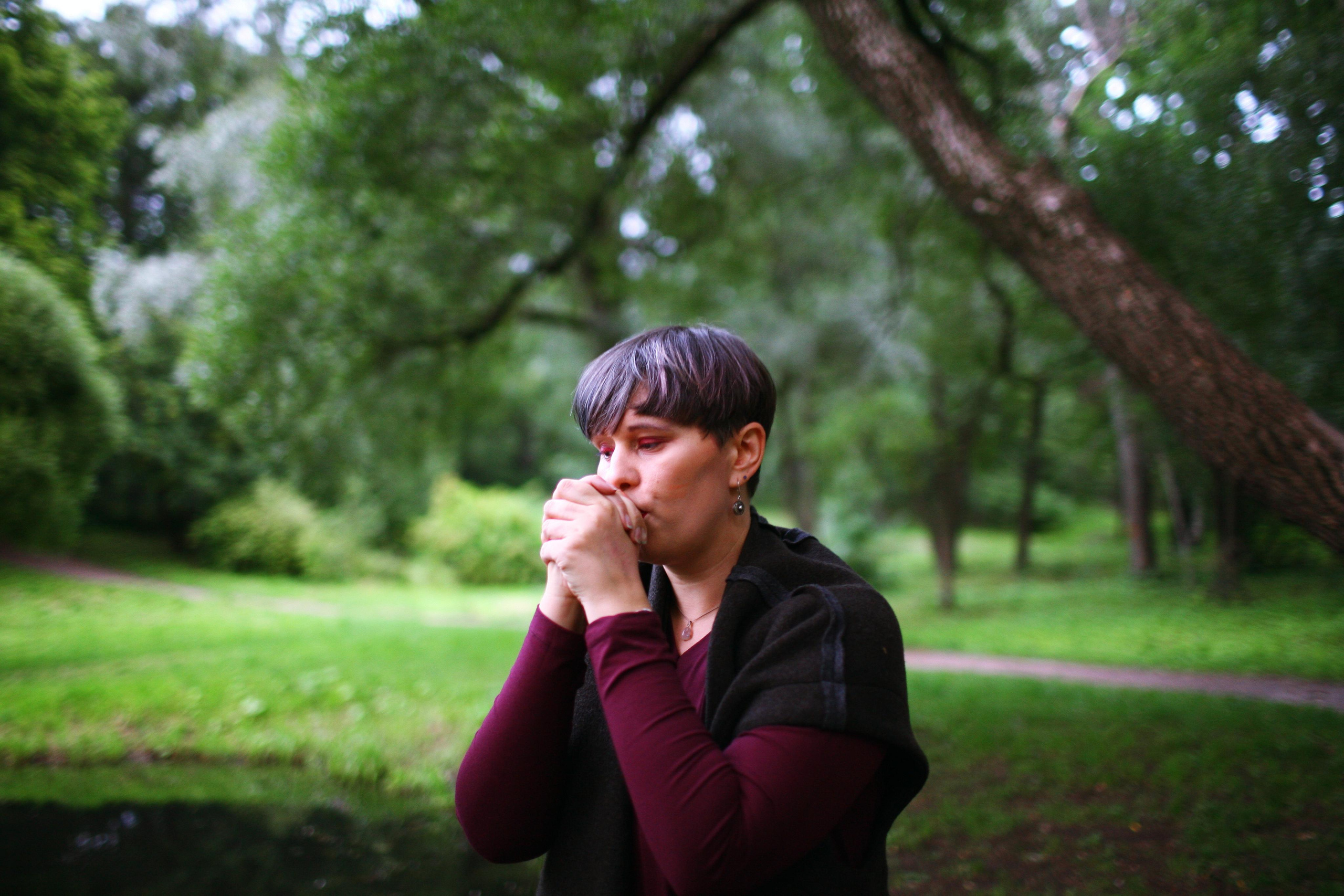 Anna and the fire. Victoria Dini. Art photography in London / Folkestone, UK