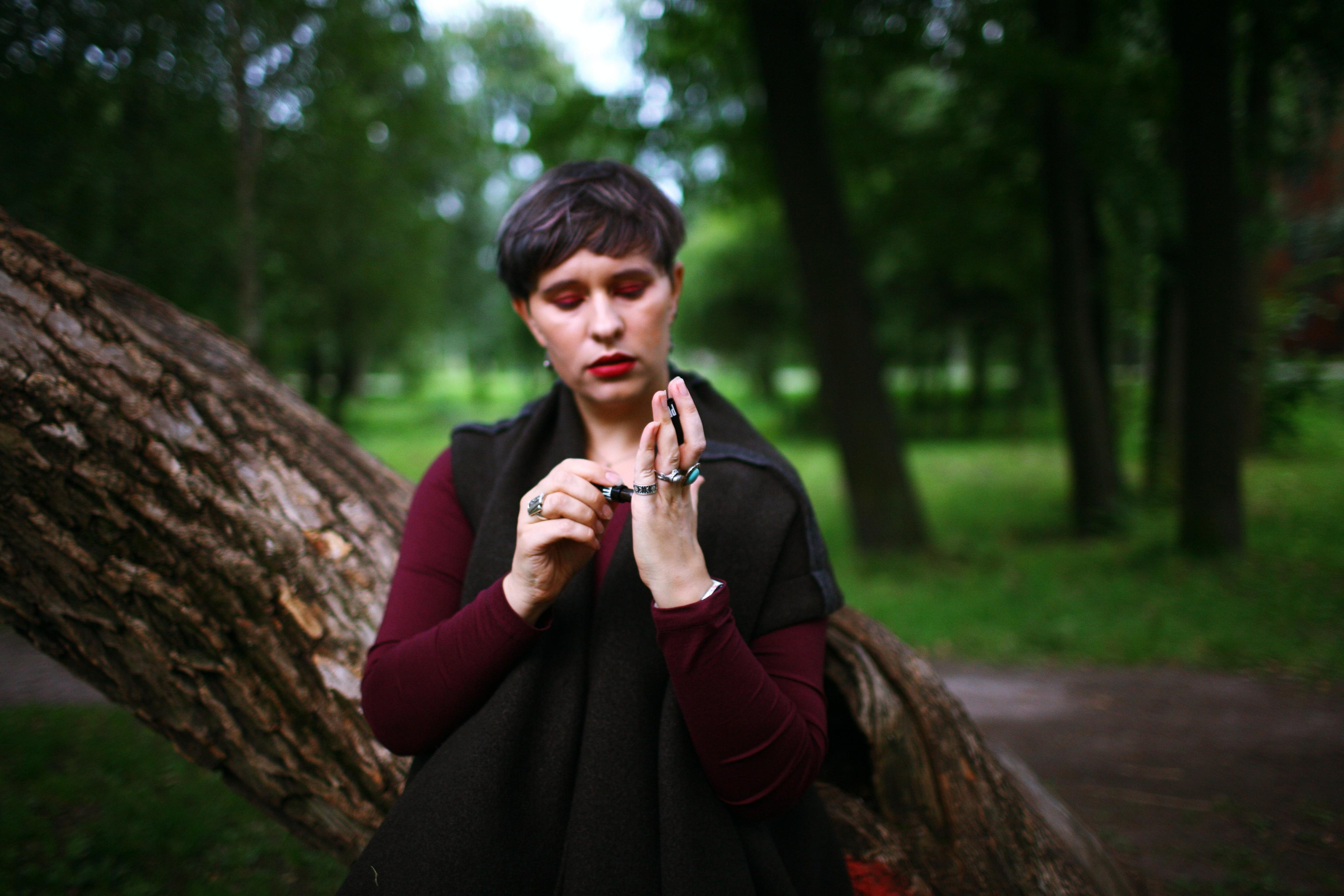 Anna and the fire. Victoria Dini. Art photography in London / Folkestone, UK