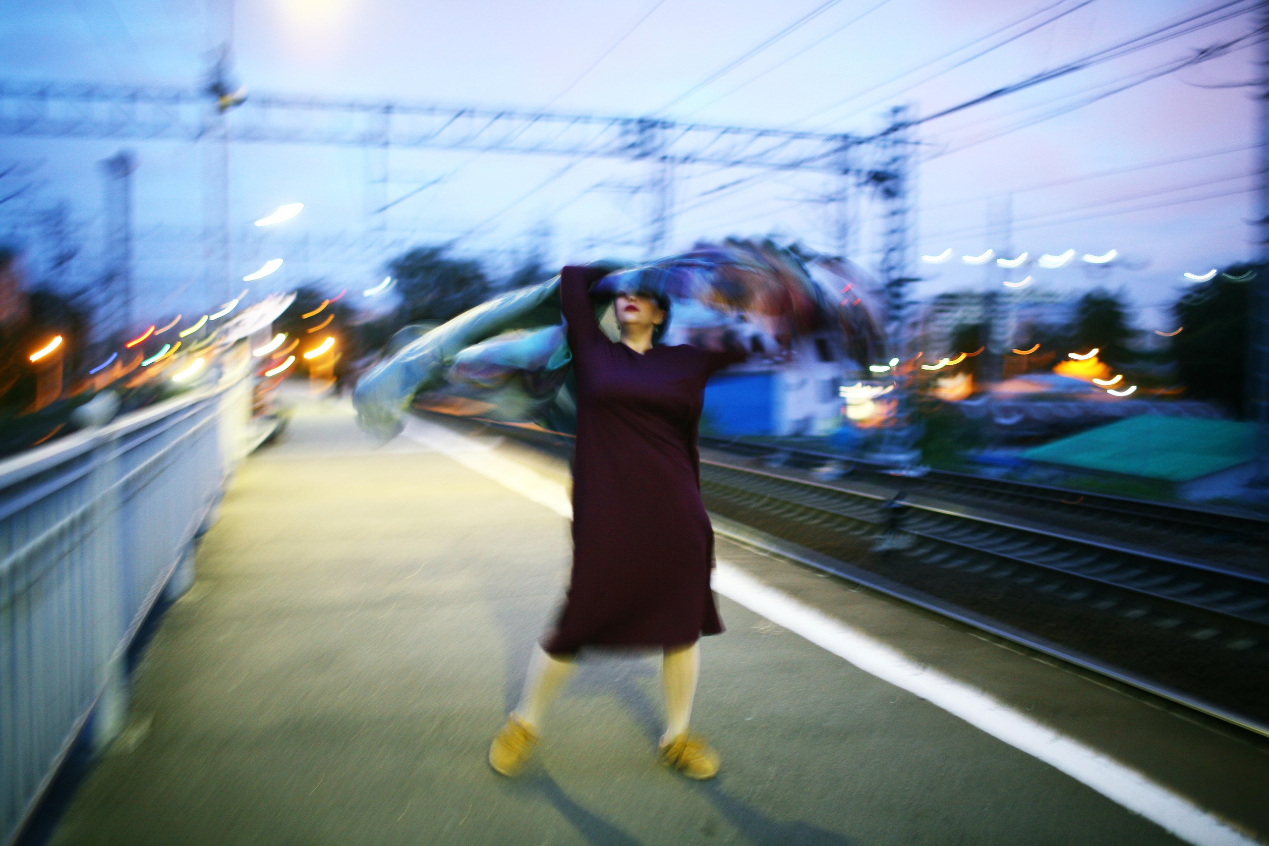 Anna and the fire. Victoria Dini. Art photography in London / Folkestone, UK