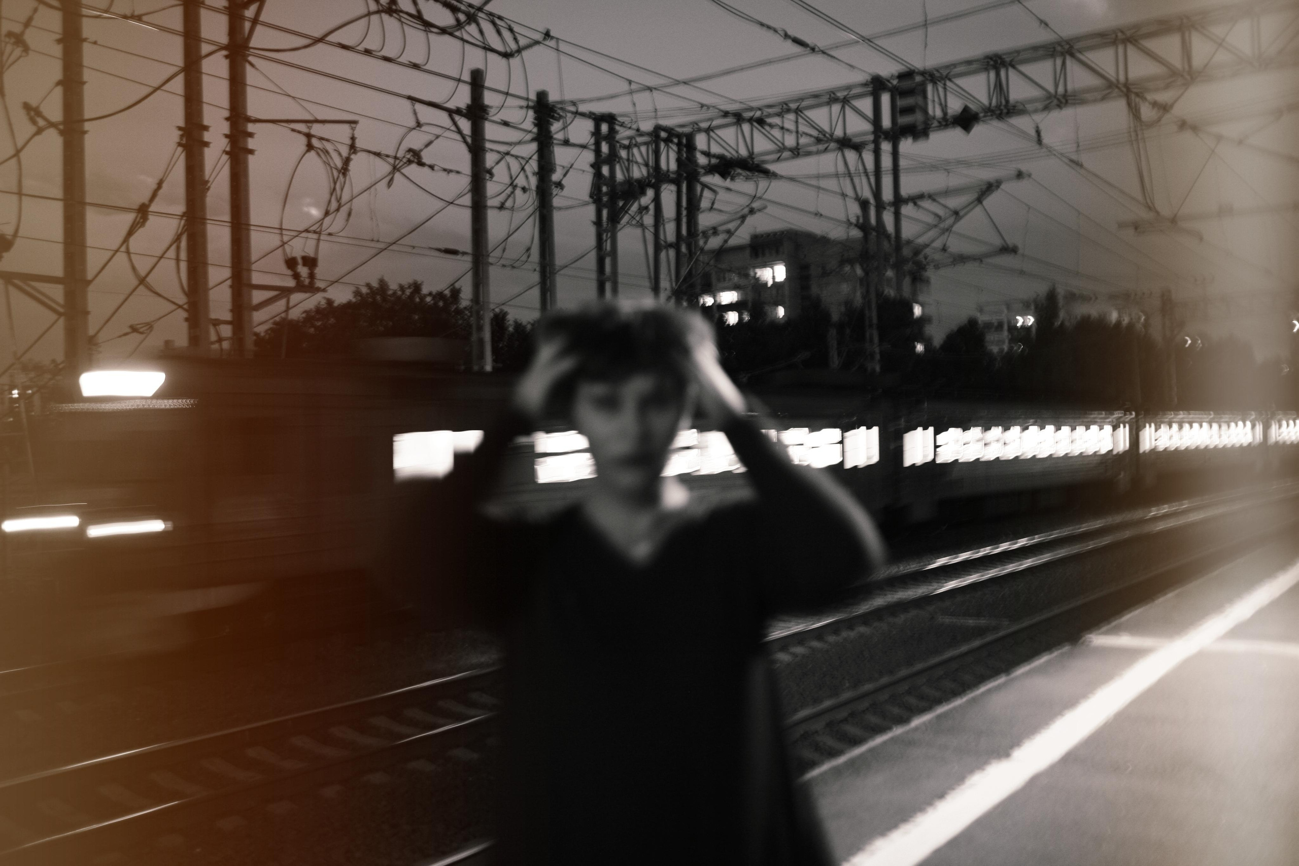 Anna and the fire. Victoria Dini. Art photography in London / Folkestone, UK