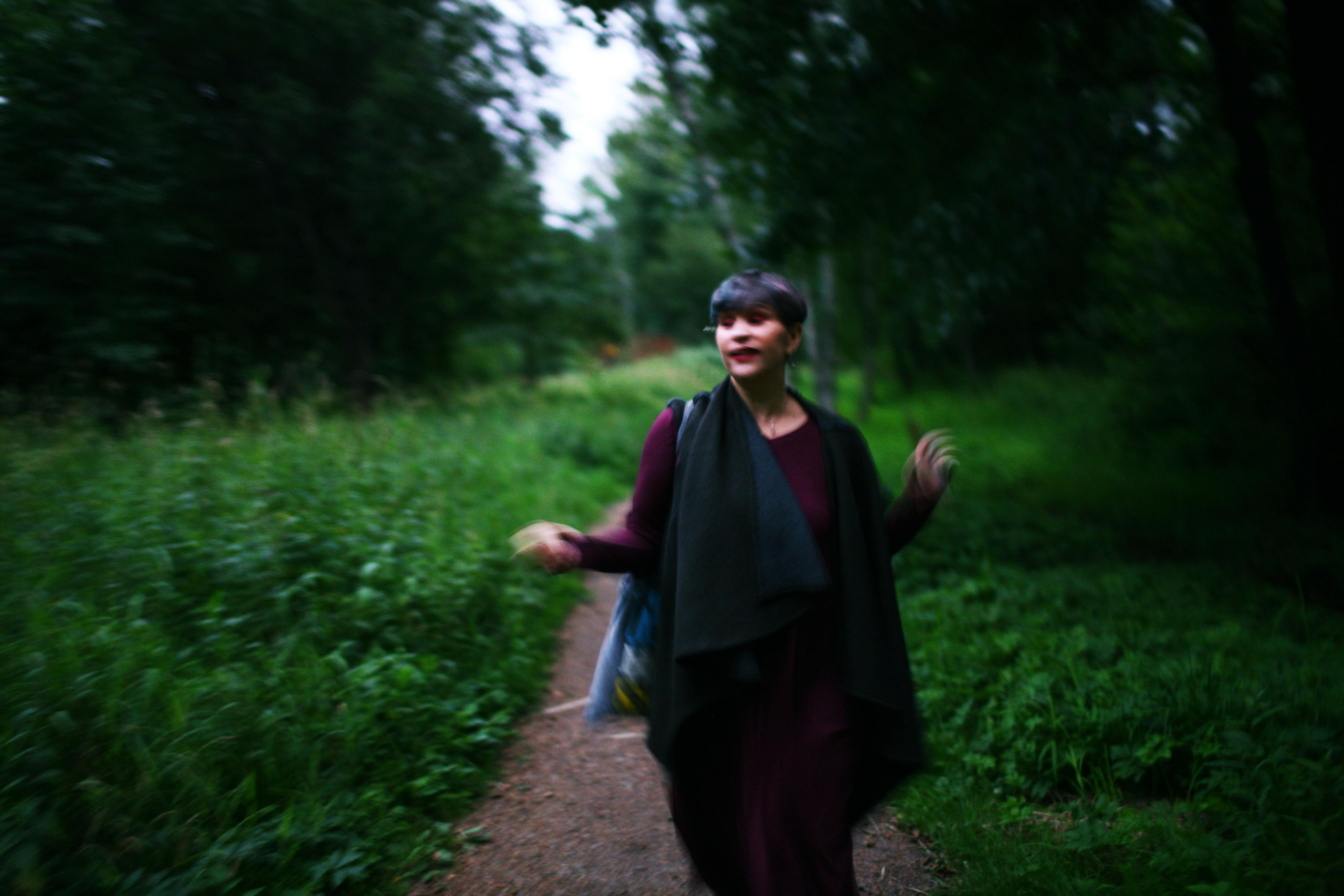 Anna and the fire. Victoria Dini. Art photography in London / Folkestone, UK