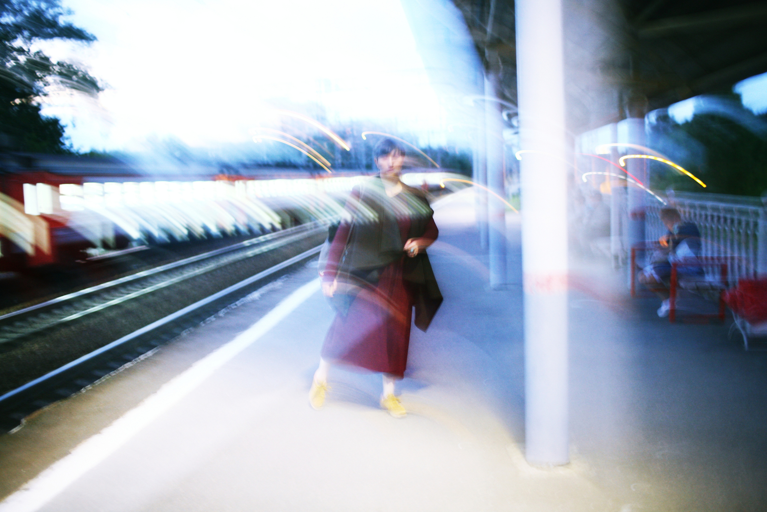 Anna and the fire. Victoria Dini. Art photography in London / Folkestone, UK