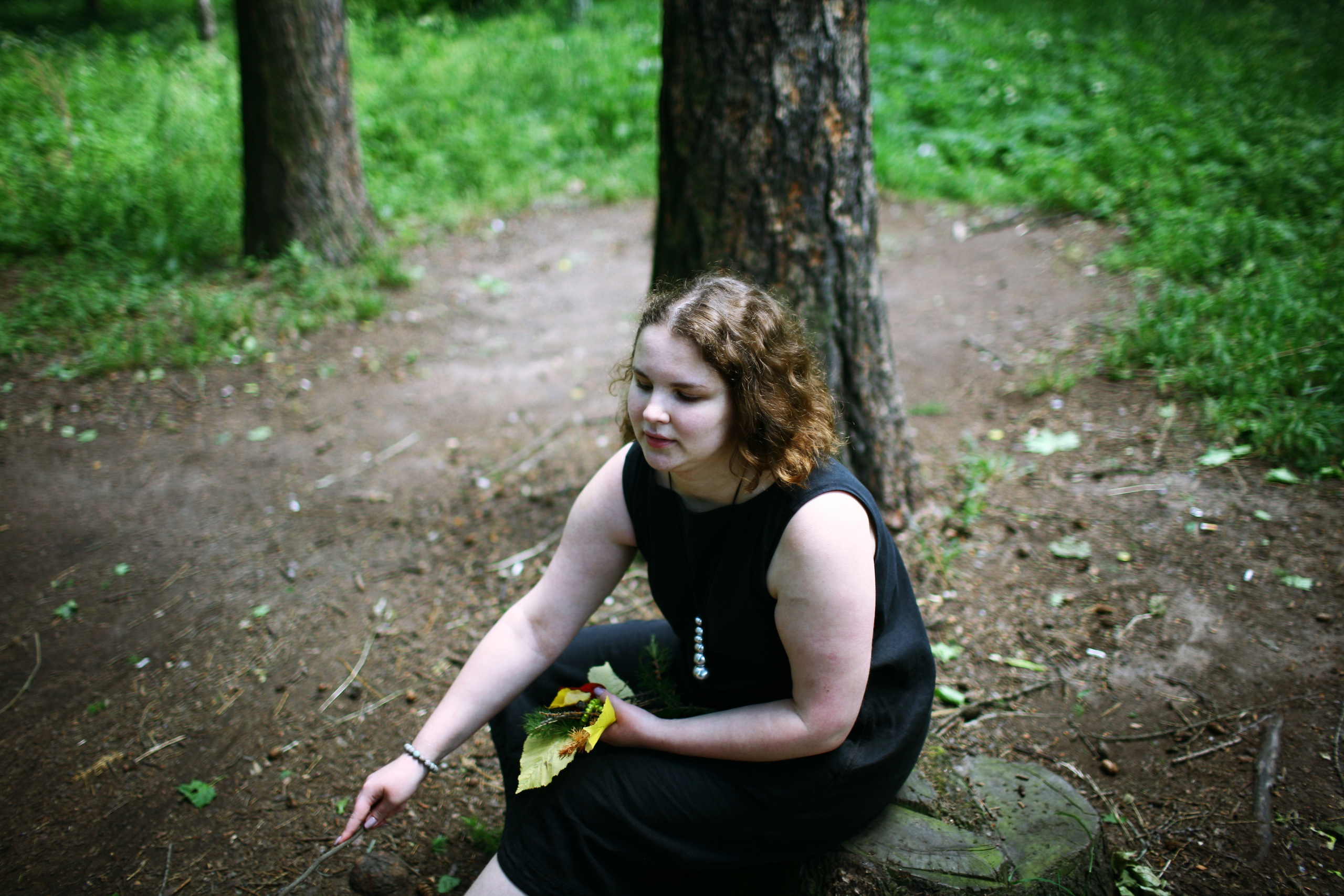 Milena, driades' daughter. Victoria Dini. Art photography in London / Folkestone, UK