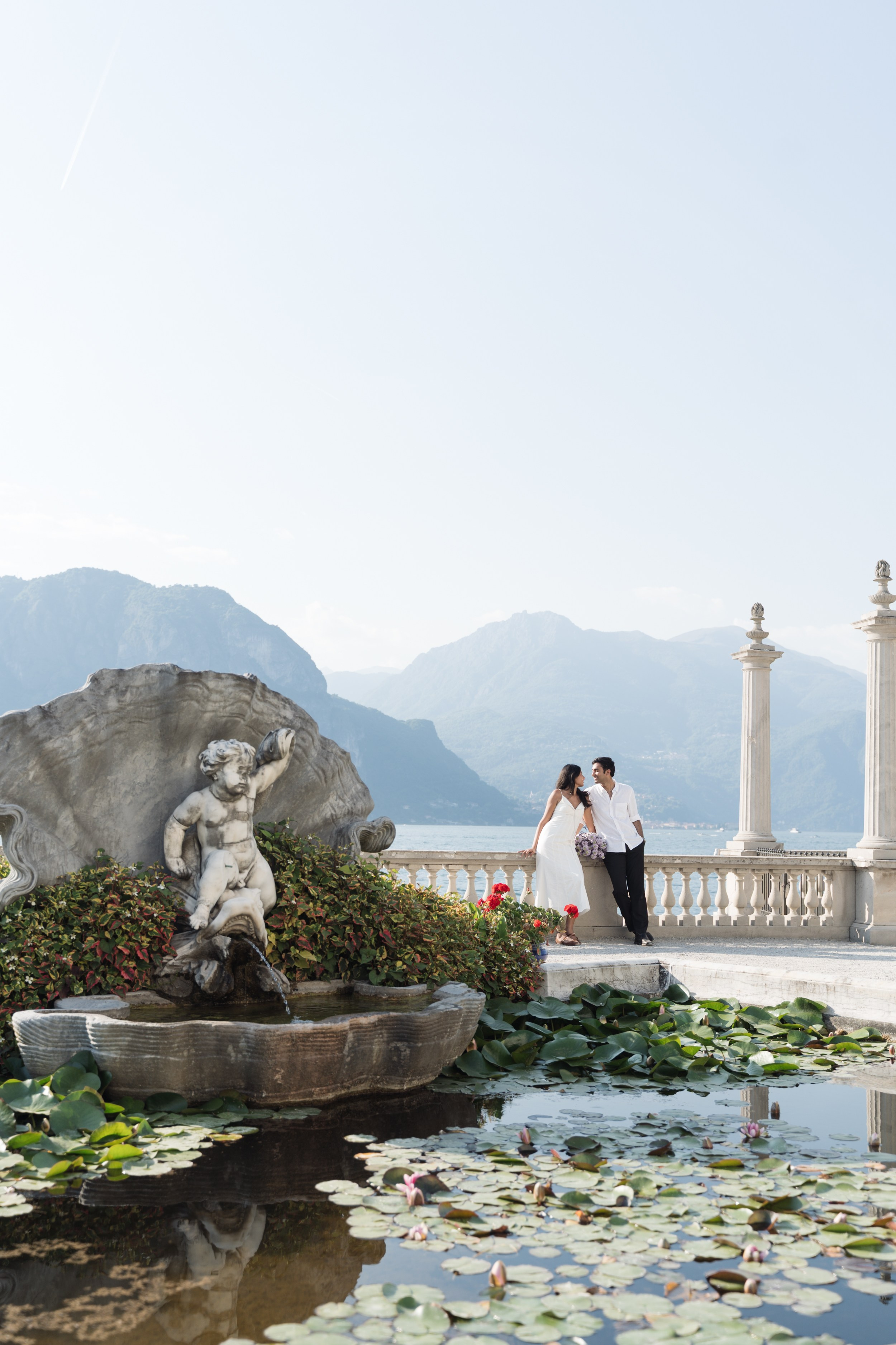 Secret Proposal at Villa Melzi, Lake Como. Lake Como Proposal Photographer | Surprise Proposals & Engagements