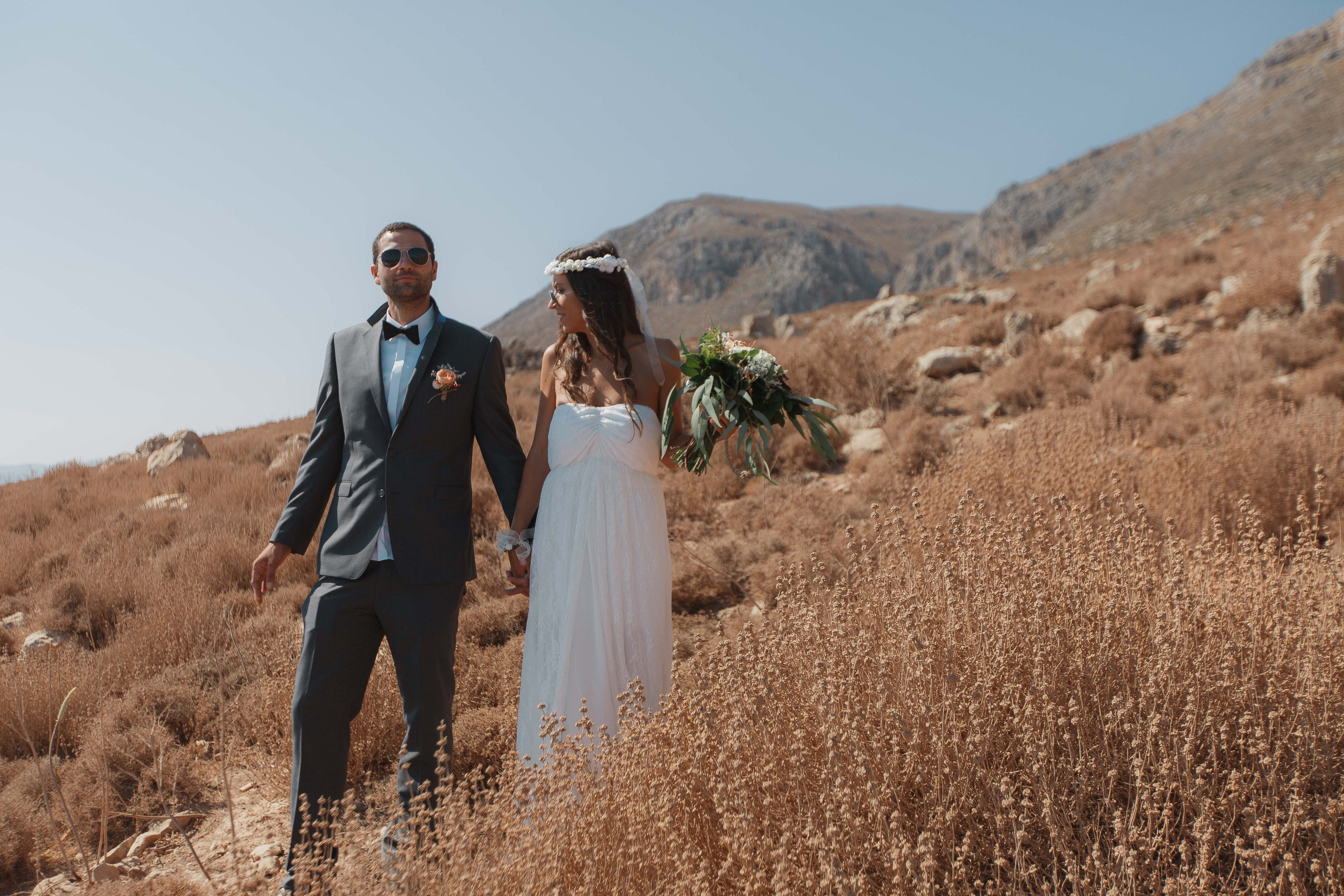 Marino & Steffi, Crete. Denny Savon — Photographer in Santorini | Weddings, Love Stories & Flying Dress
