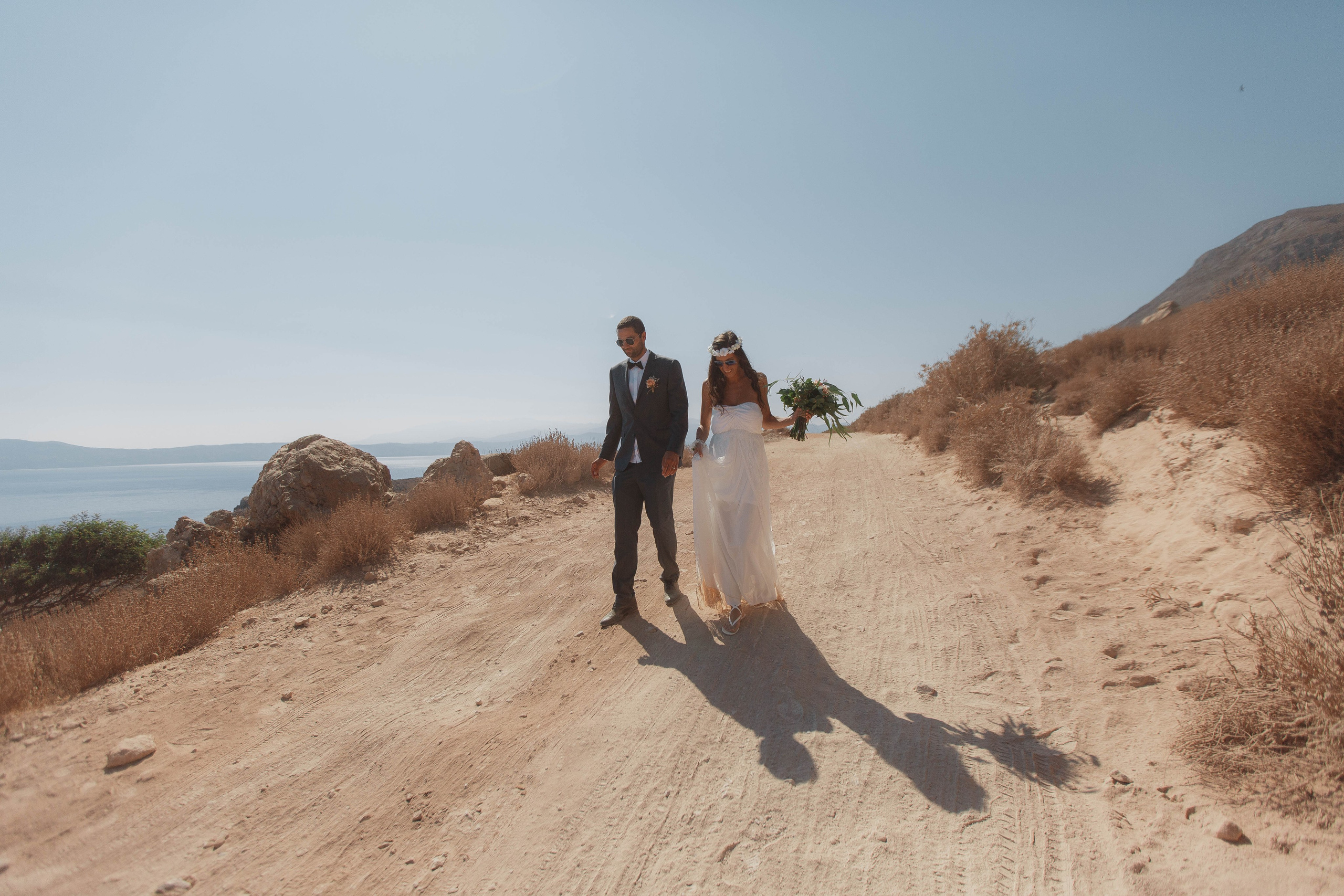 Marino & Steffi, Crete. Denny Savon — Photographer in Santorini | Weddings, Love Stories & Flying Dress