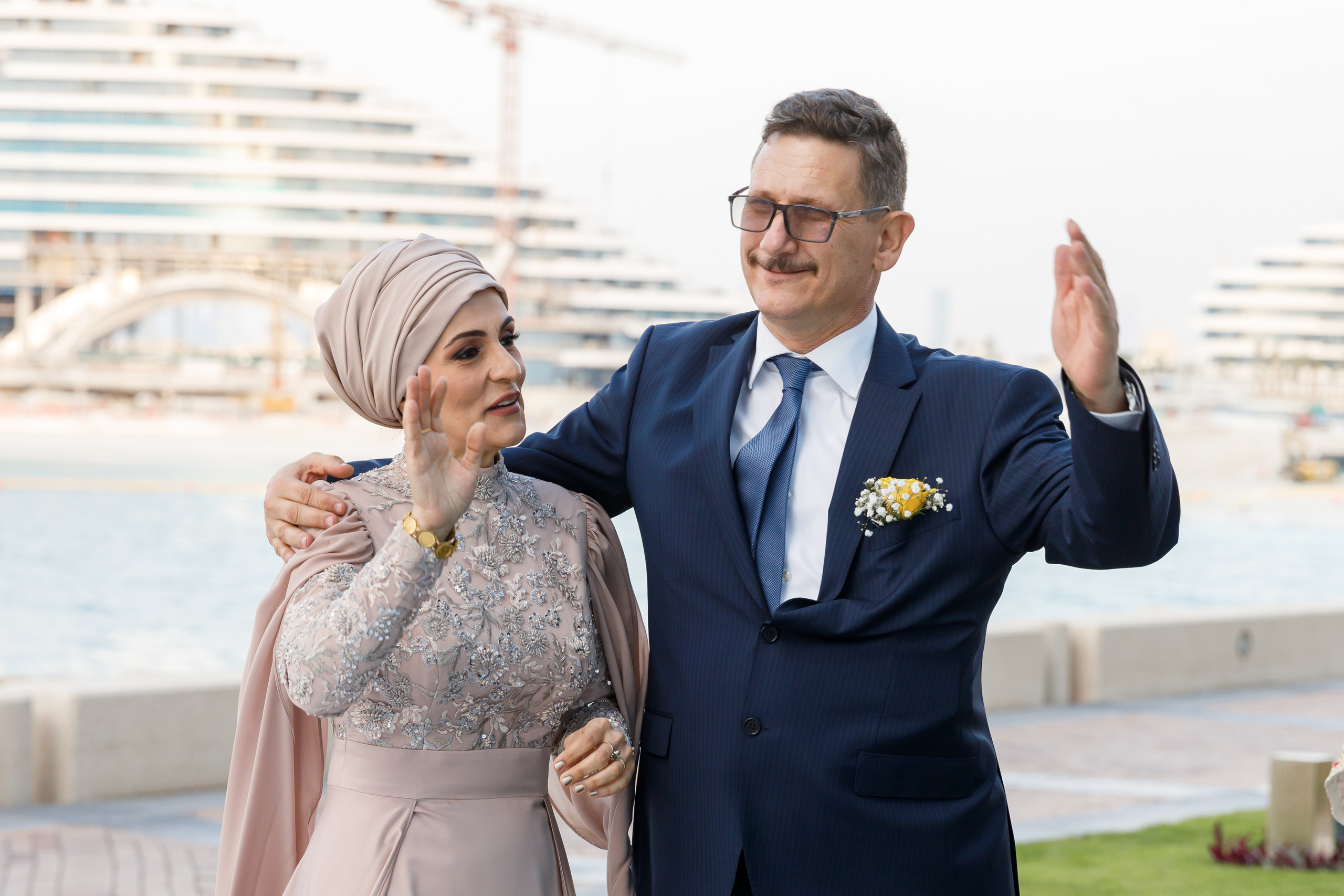 22/12/2023 Burj Al Arab wedding. Photographer Anna Curly | Weddings and Events in Dubai