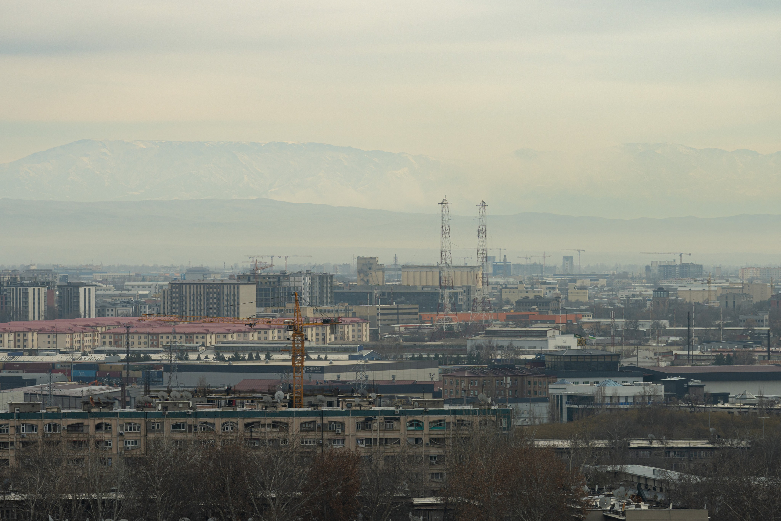 Смог в Ташкенте или Взгляд на город с высоты птичьего полета. Георгий Намазов | Фотограф в Ташкенте