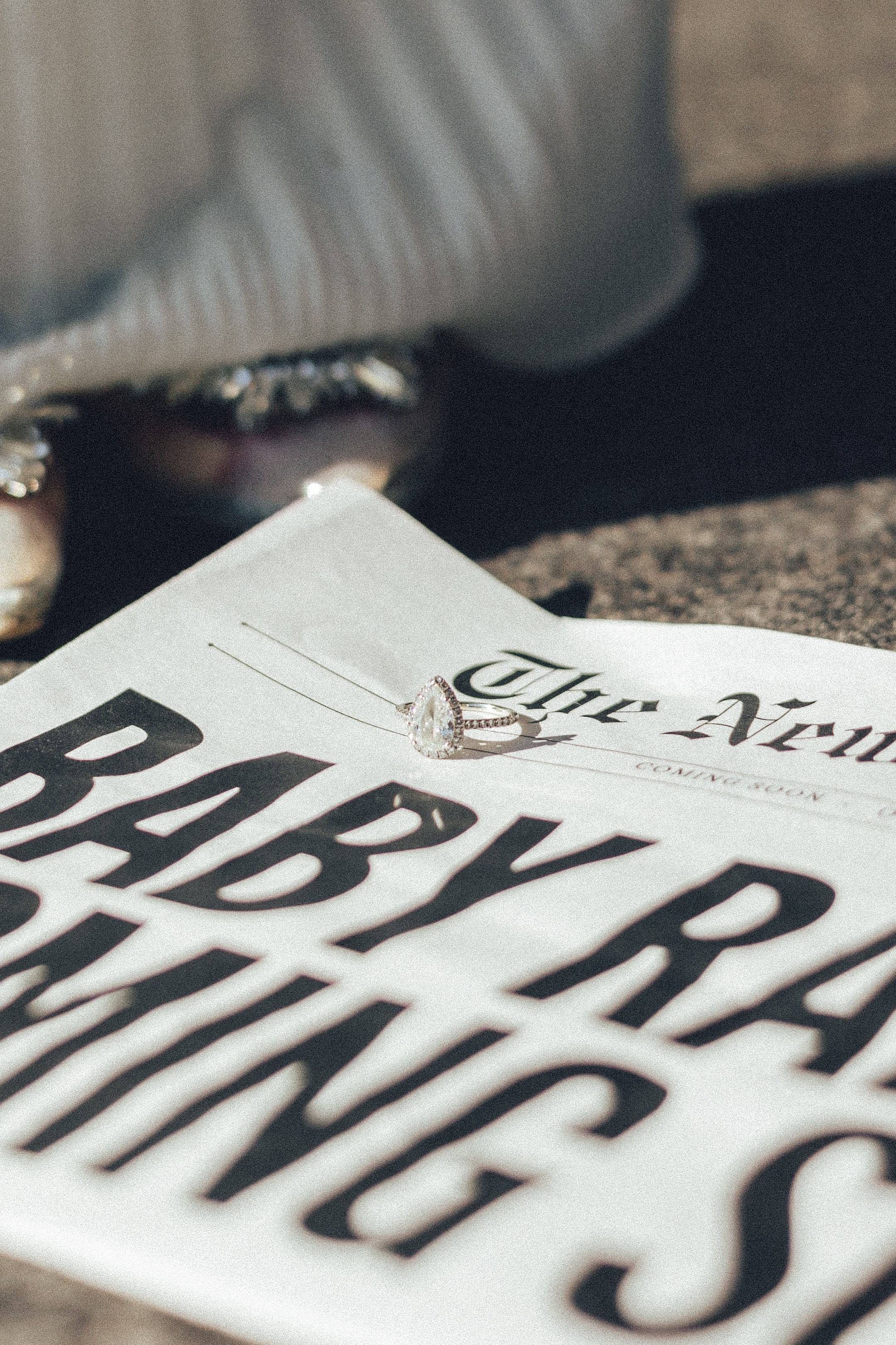 Baby Rahman Announcement. Sara Eulalia | Virginia Photographer