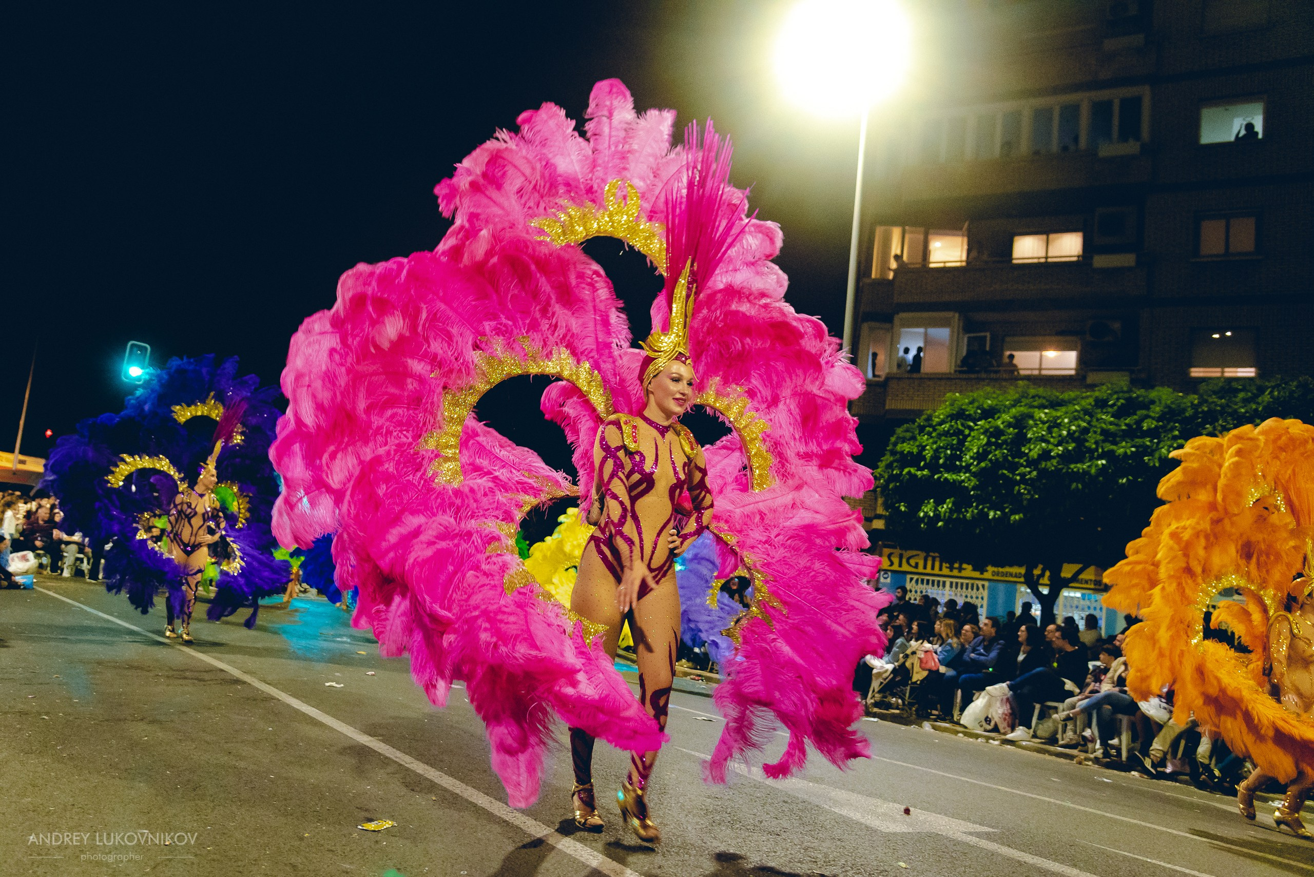 Photo report from the night carnival in Murcia | Reportage photographer Andrey Lukovnikov