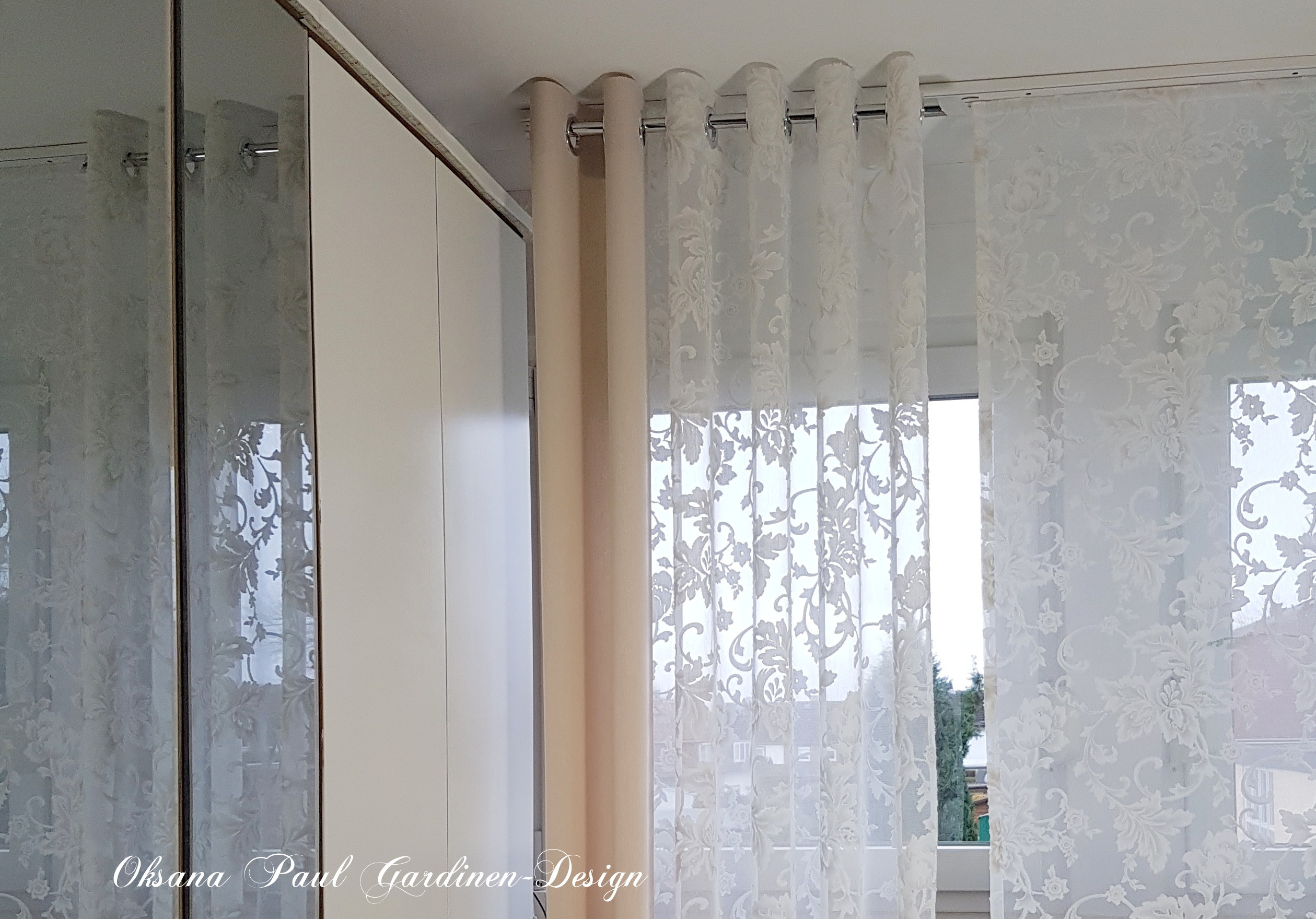 Спальня / Schlafzimmer ➜. Oksana Paul-Gardinen-Design Oksana Paul ✧ Art of Gardinen & Textile Design ✧ Polymer Clay Art & Handmade Creatures