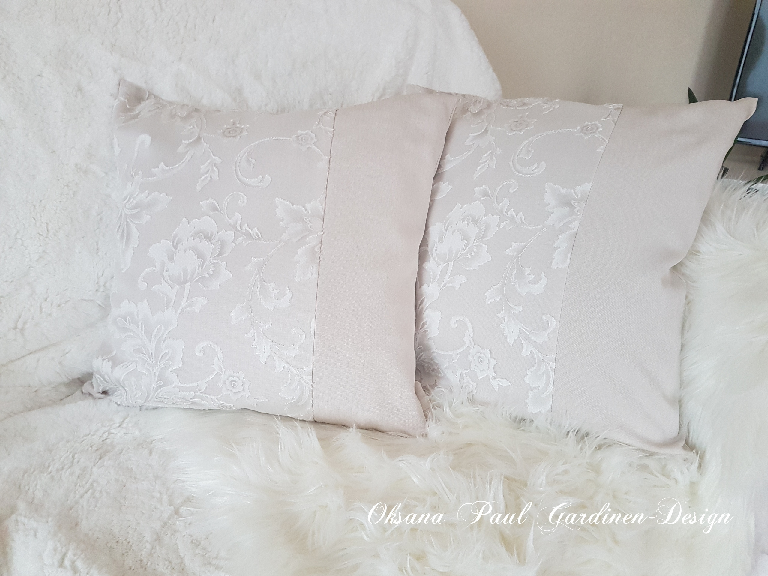 Подушки /Kissen ➜. Oksana Paul-Gardinen-Design Oksana Paul ✧ Art of Gardinen & Textile Design ✧ Polymer Clay Art & Handmade Creatures