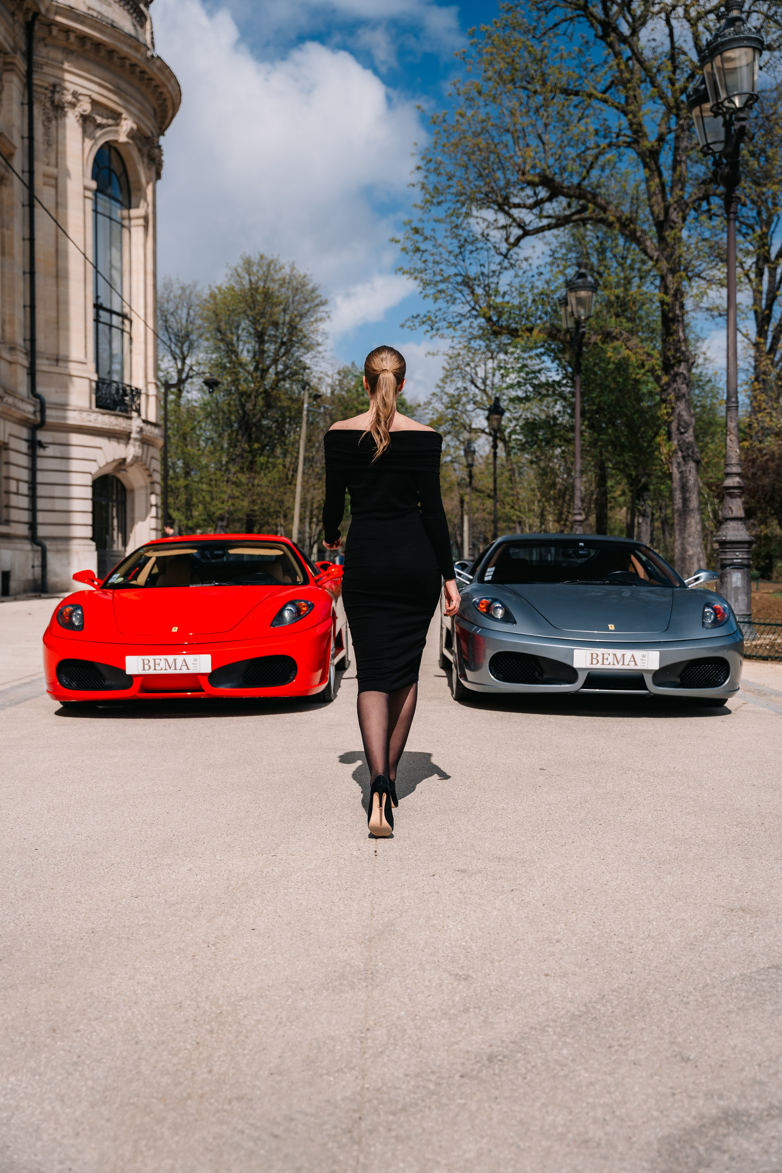 Anna x Ferrari F430. Photographe de voitures à Paris — Vitalii Motruk